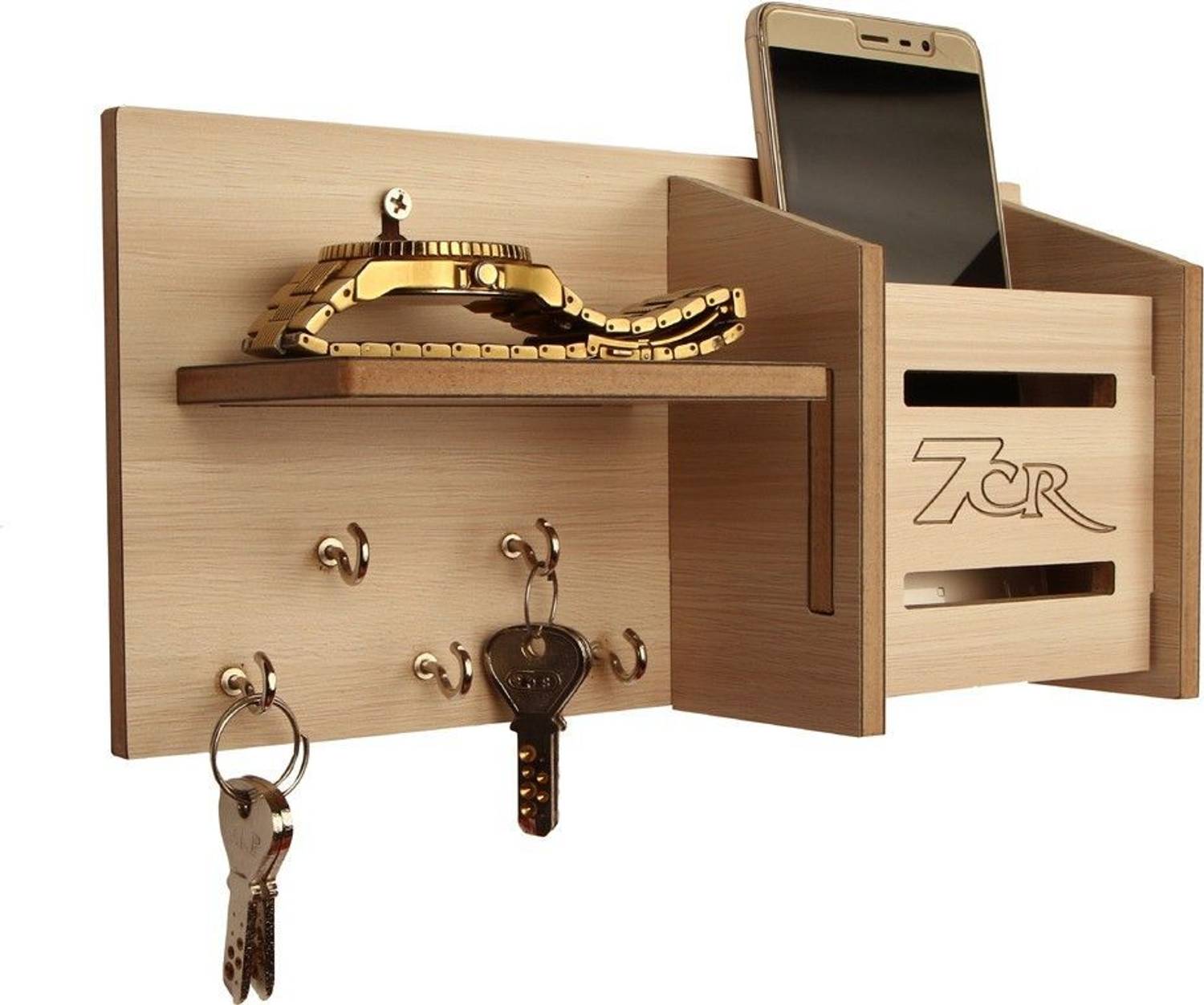 7CR 1 Compartments 100% High Density Laminated wood Multi purpose holder