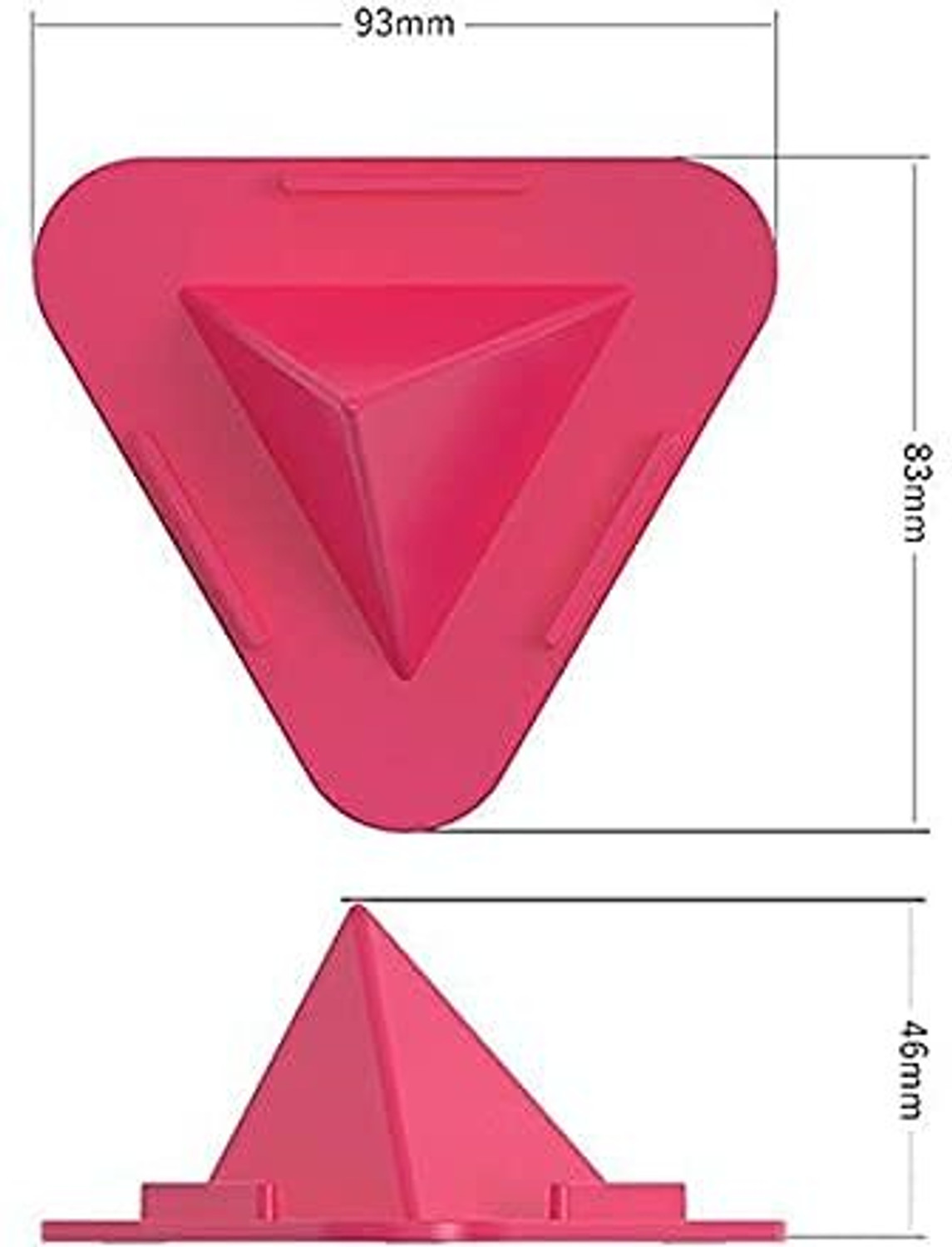 Image of SRD Communication Portable Three-Sided Triangle Desktop Stand Mobile (Pack of 5) Mobile Holder