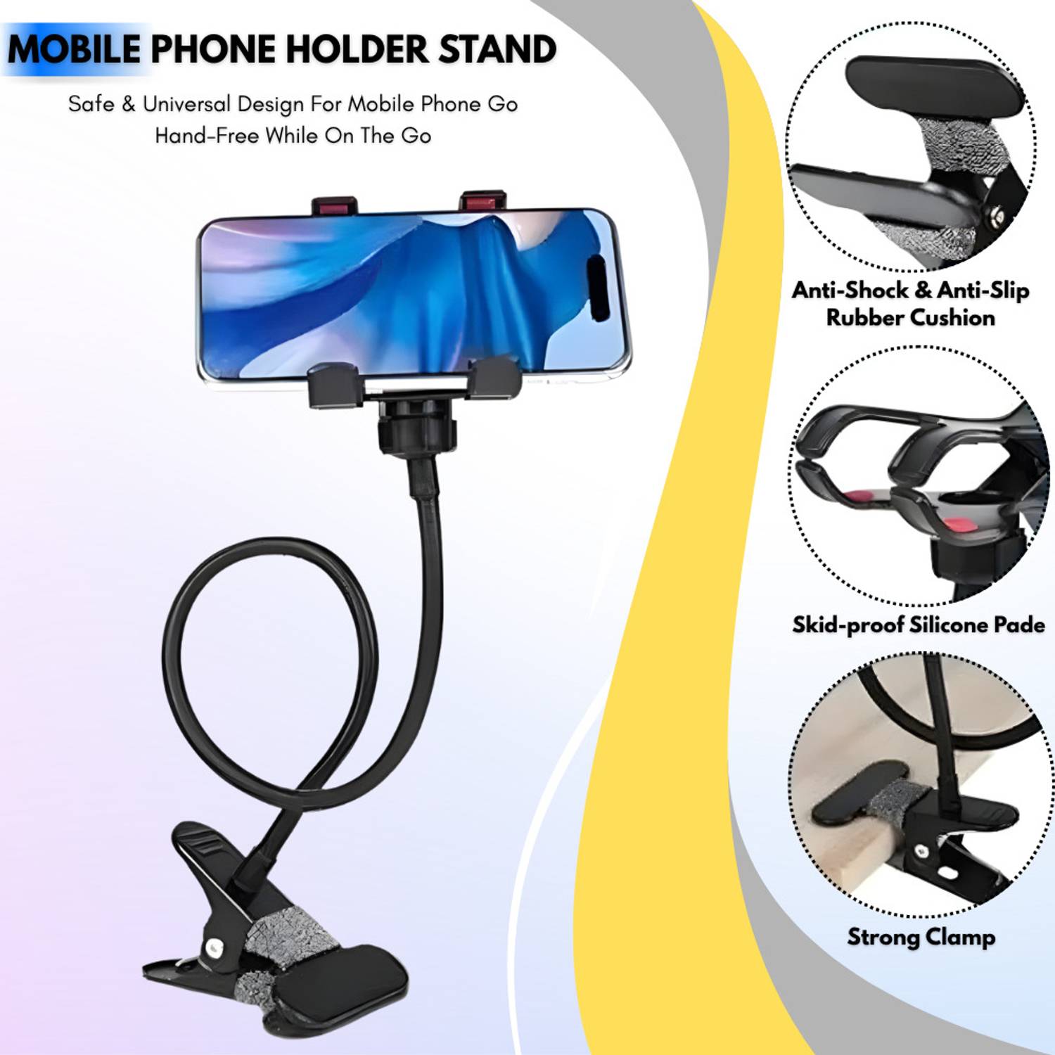 Autozap Mobile Stand Anti-Slip Grip - Image 1