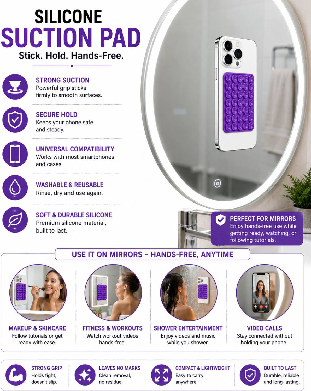 S K Smart Universal Phone Holder Pad - Image 3