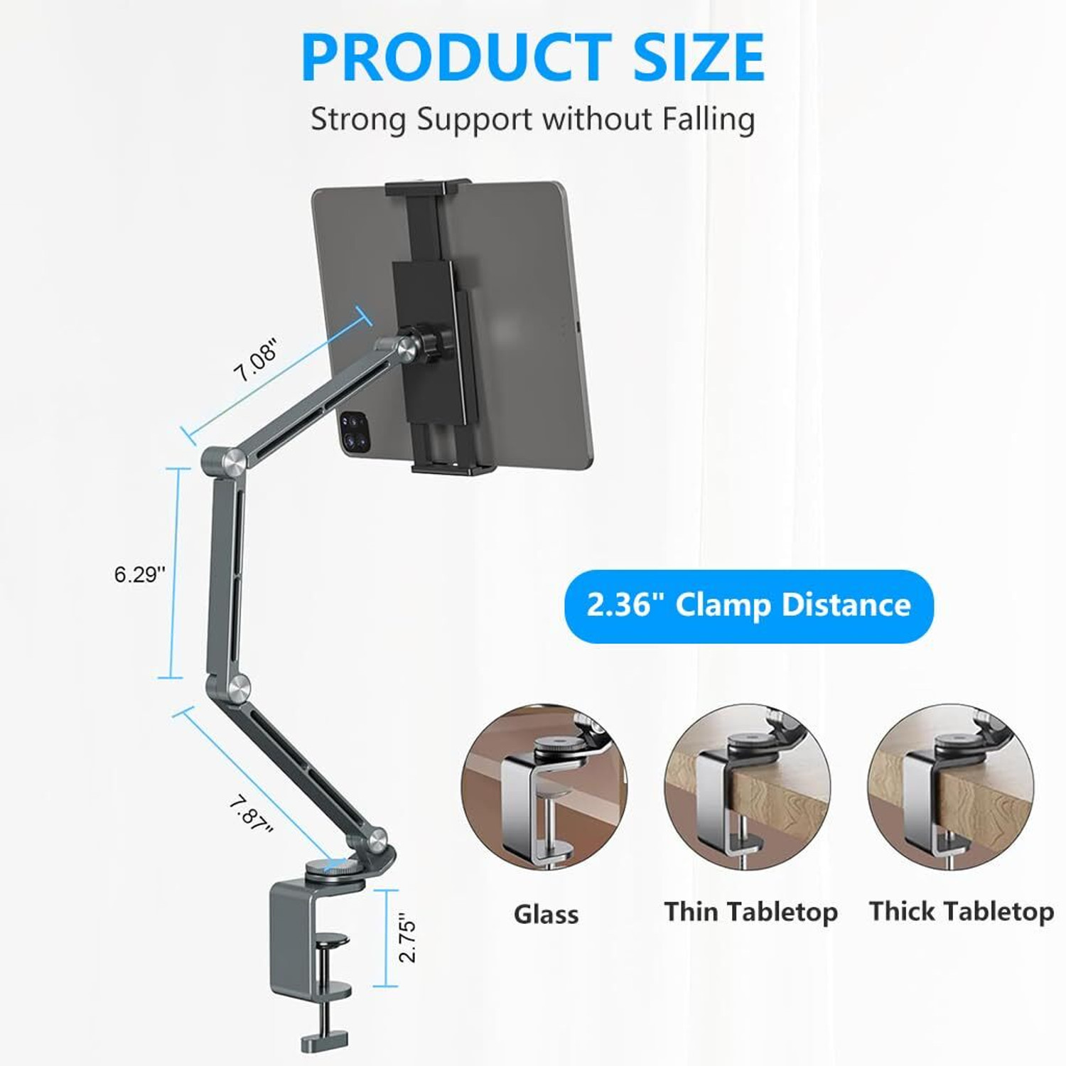 Image of Zorbes Rotatable Desk Phone Tablet Holder Mobile Holder