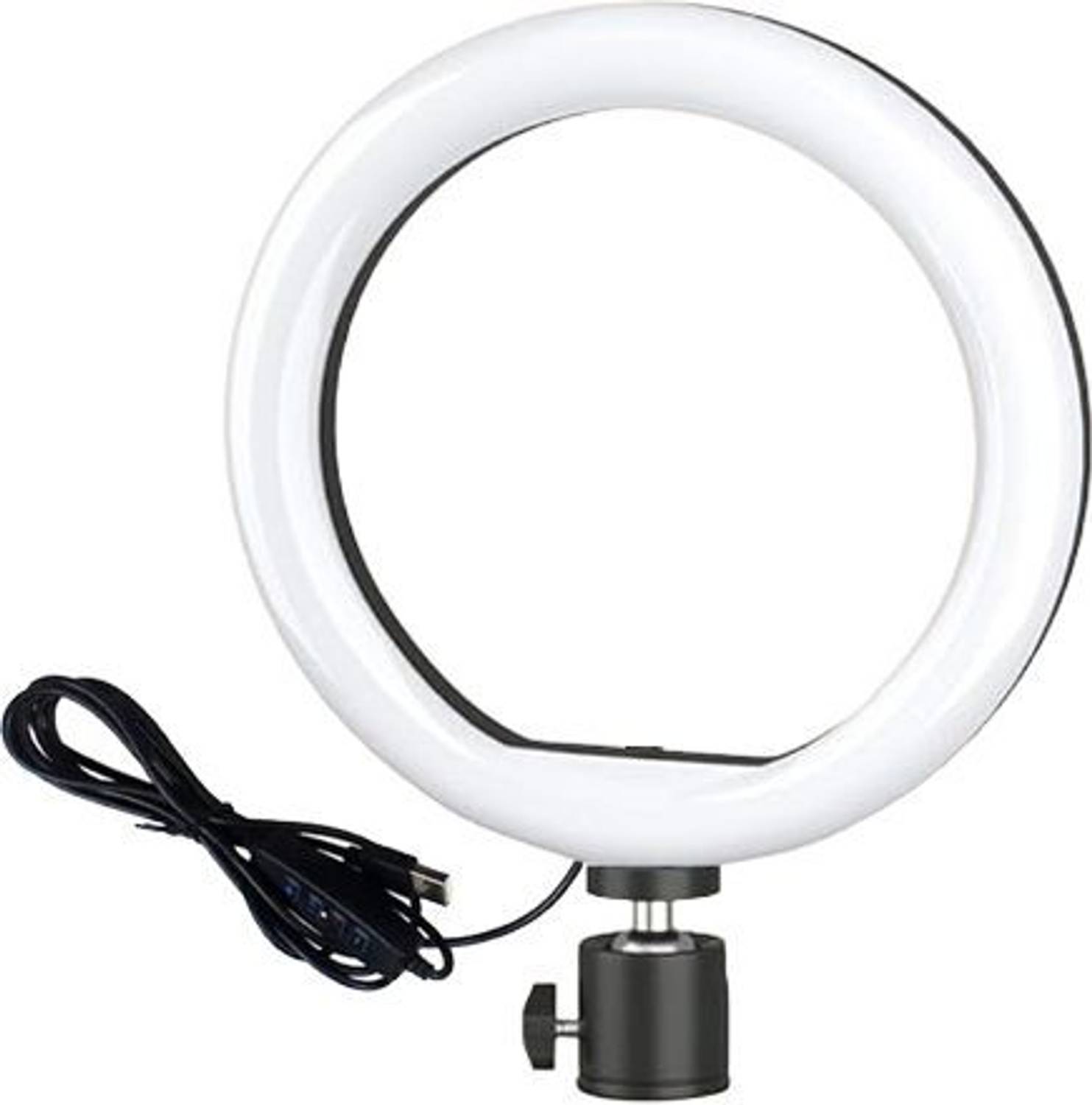 BROLAVIYA LED Ring Light 3 Level Brightness Camera,Video, Desktop, Bedroom, Office Mobile Holder