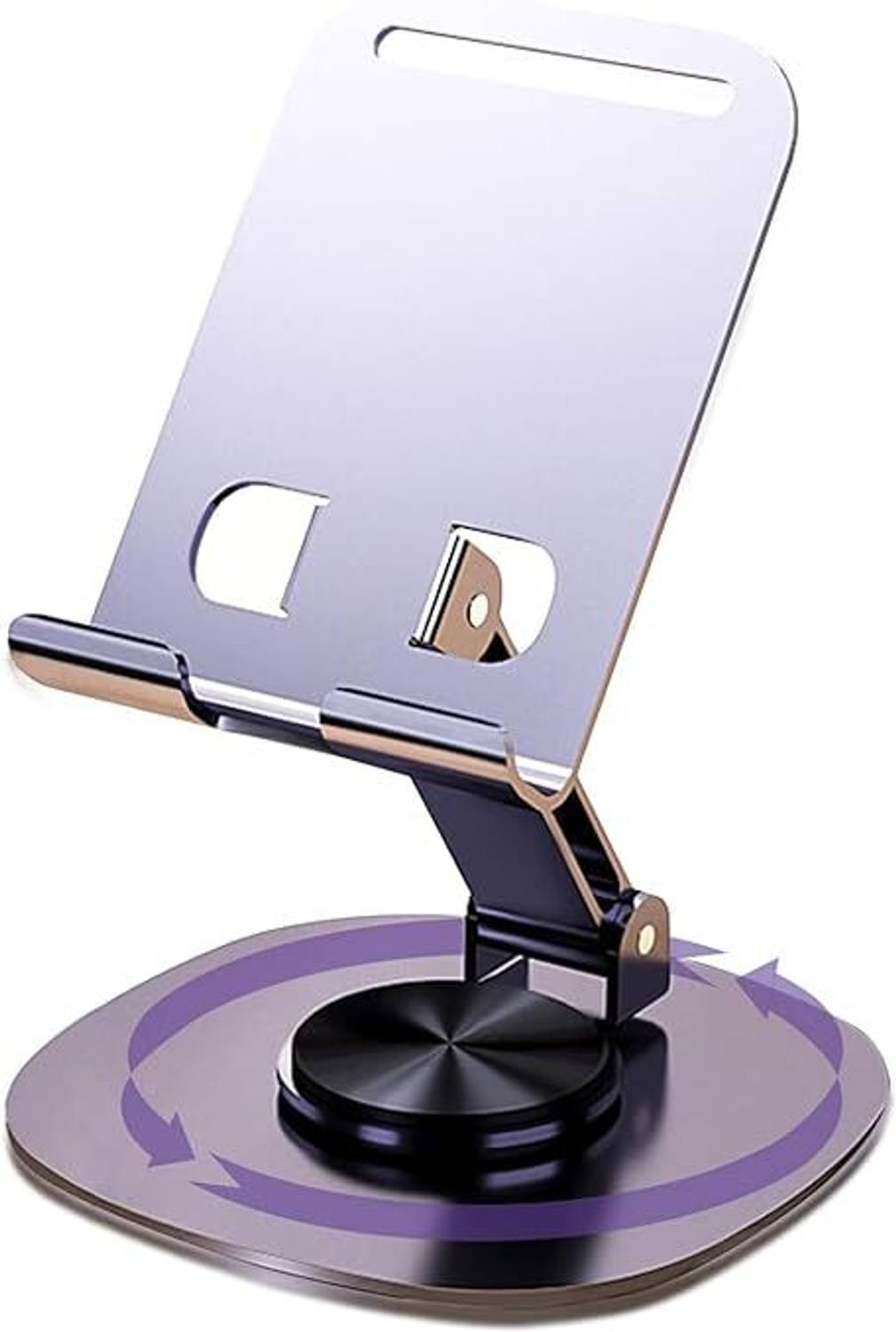 aflah Aluminum Metal Foldable Desktop Mobile / Tablet Stand Mobile Holder
