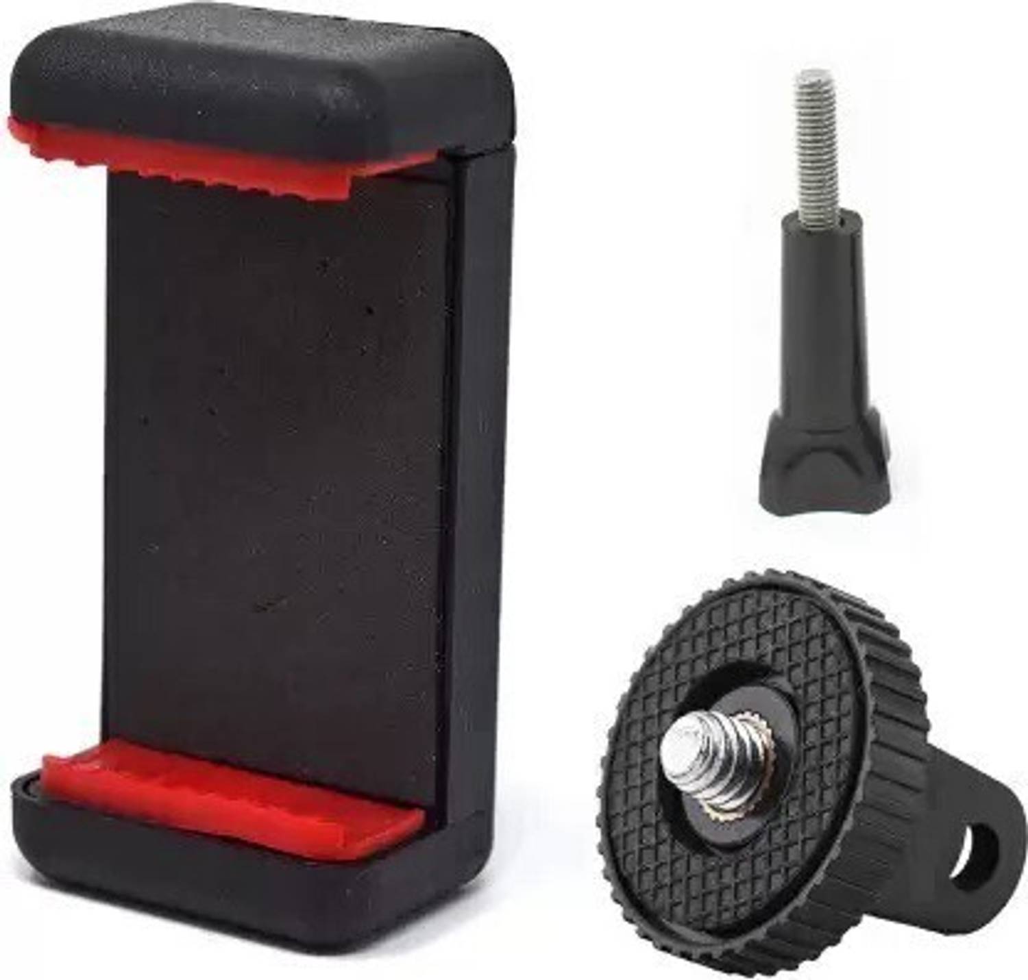 Action Pro Phone holder Set for helmet Chin Mount, Selfie Stick, all Smartphones Mobile Holder