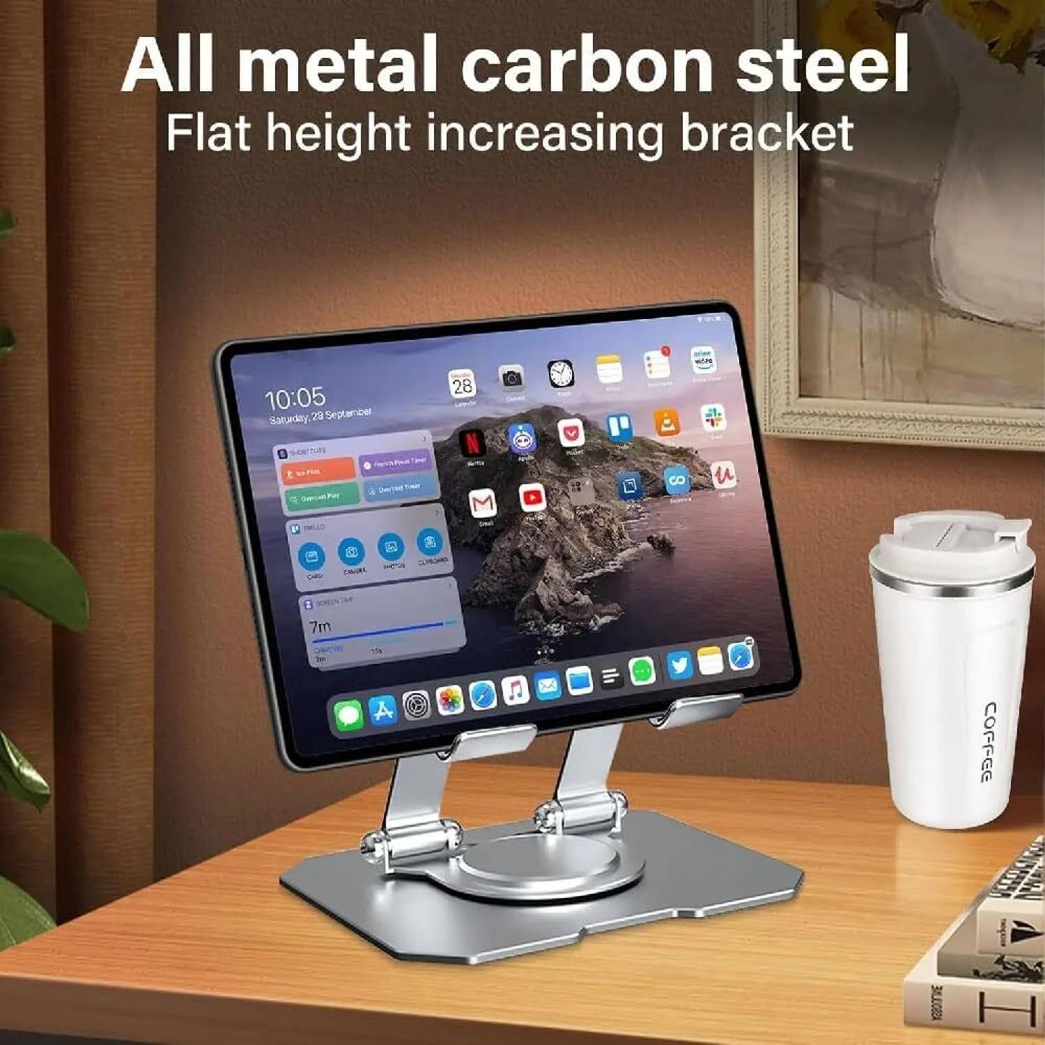 Wicrotec Aluminium Tablet Stand for 4-13 Inch Devices - Image 2