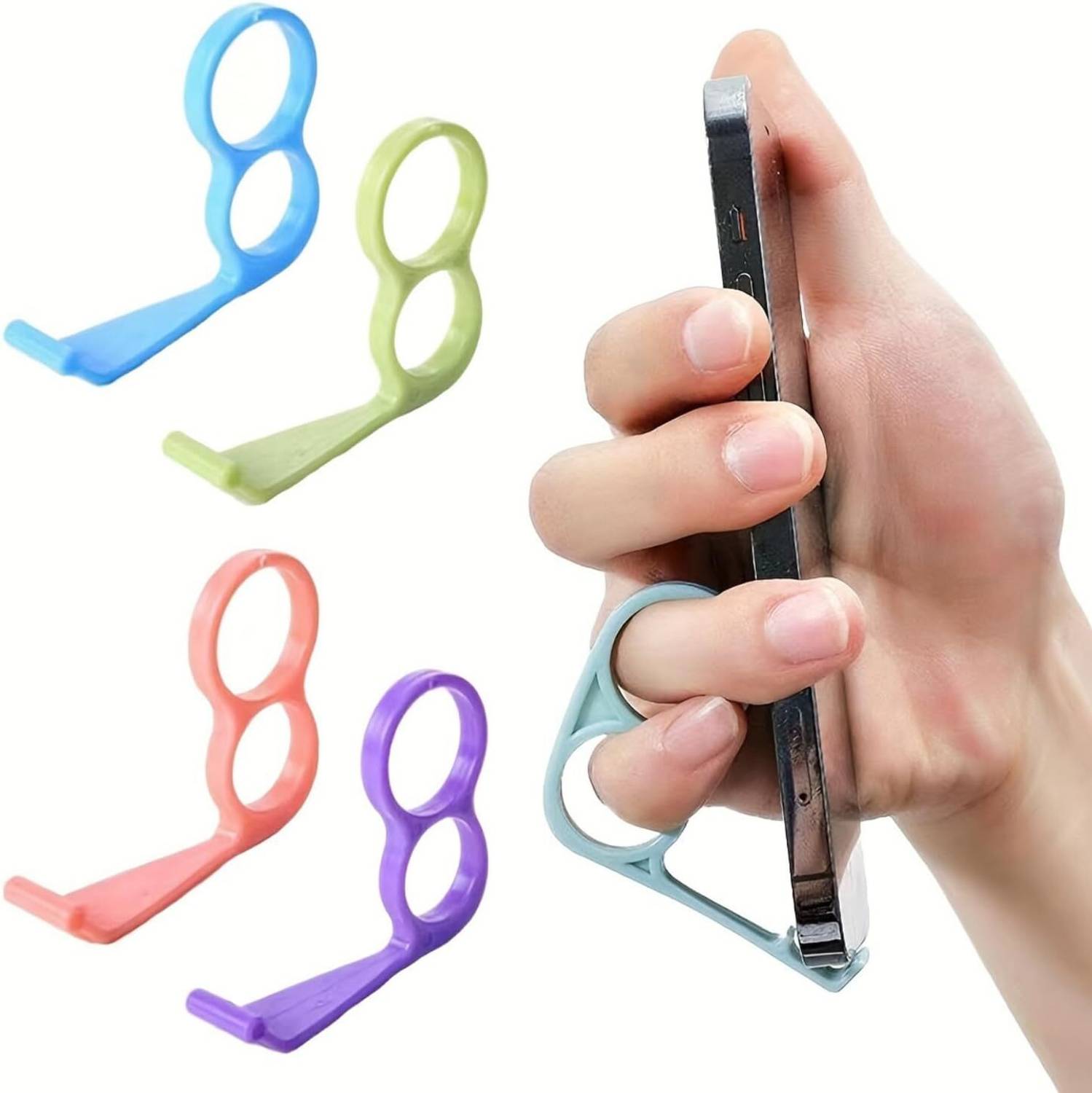 ARKONNECT Finger Grip & Mobile Holder Mobile Stand Phone pack of 4 Mobile Holder