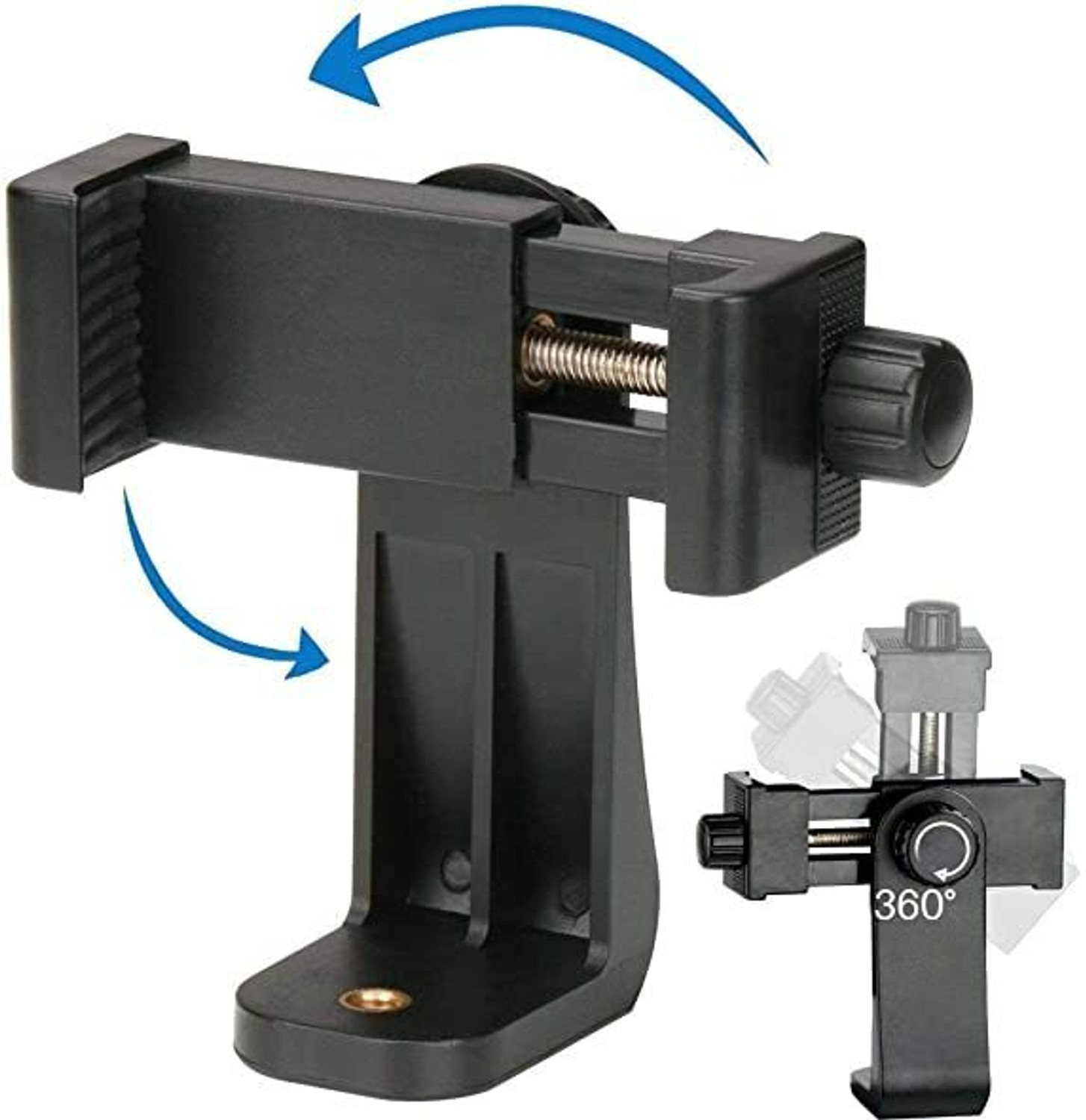 Image of FLYING COLLECTION 360 Mobile Mount Adapter for Tripod Camera Stand Clip Bracket Mobile Holder