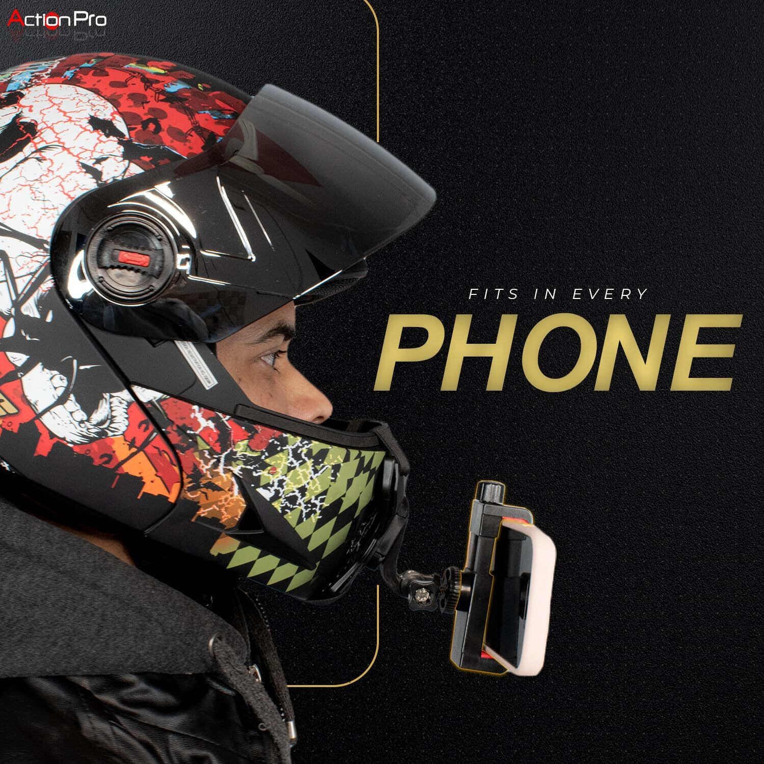 Image of Action Pro Helmet Flat Placement Camera Mount