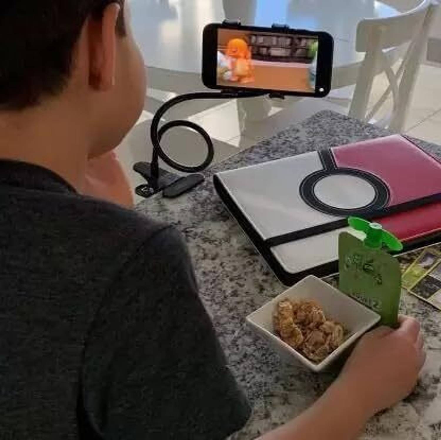 WISEBONE Flexible Mobile Tabletop Stand with Clamp - Image 4