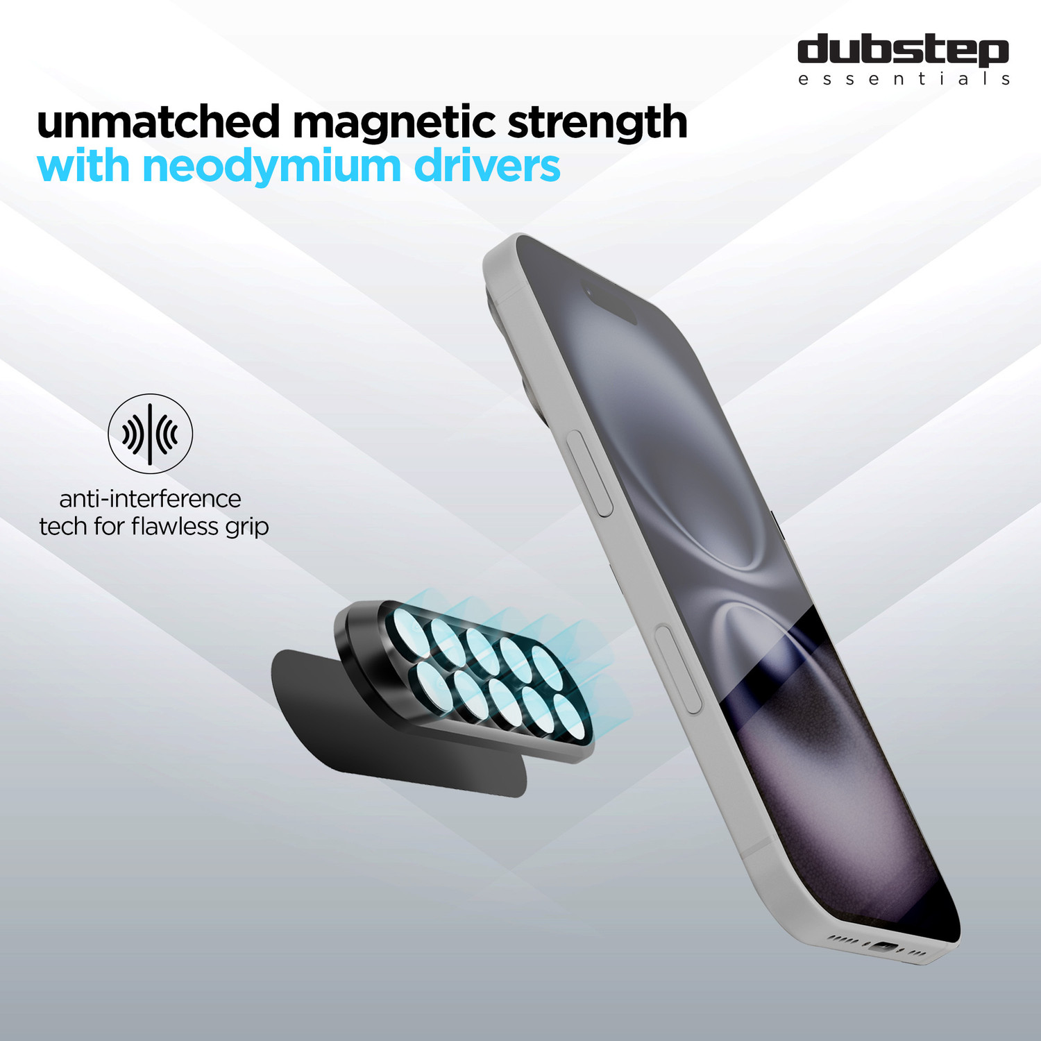 Image of Dubstep Rush X2 Non-Slip Flat Super Strong Magnetic Mobile Holder