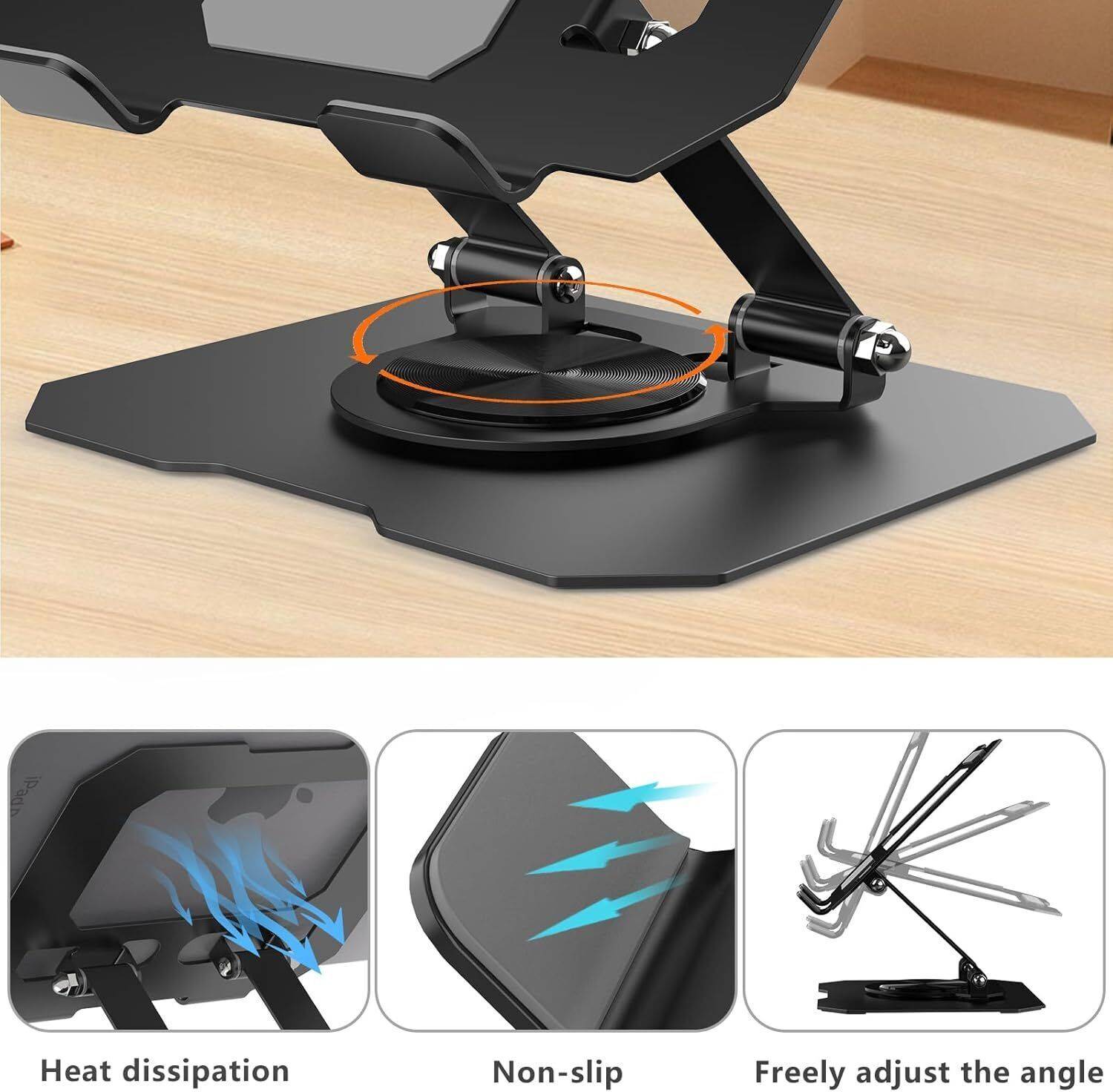 Wicrotec Aluminium Tablet Stand for 4-13 Inch Devices - Image 3