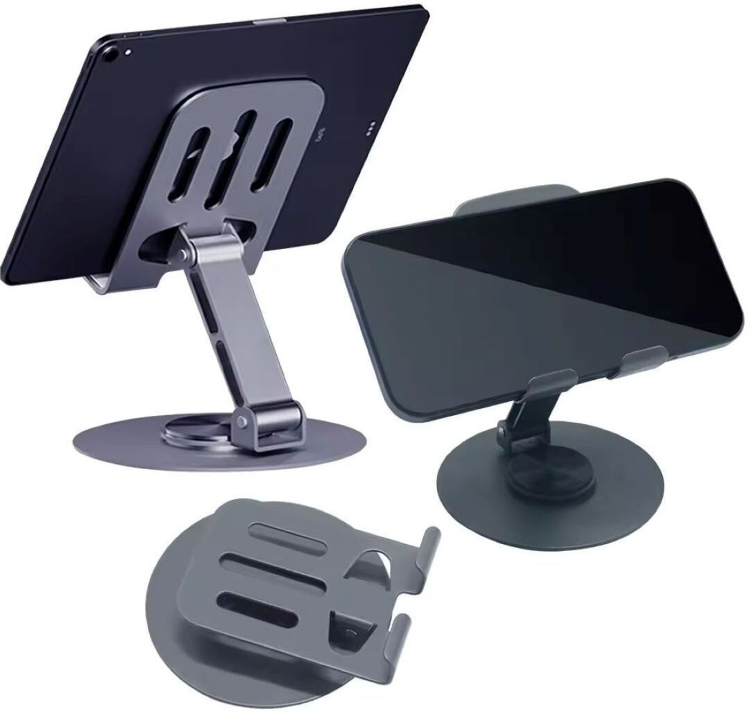 Image of koccido Mobile Stand for Table Adjustable Height Phone Holder for Desktop, Hands-Free Mobile Holder