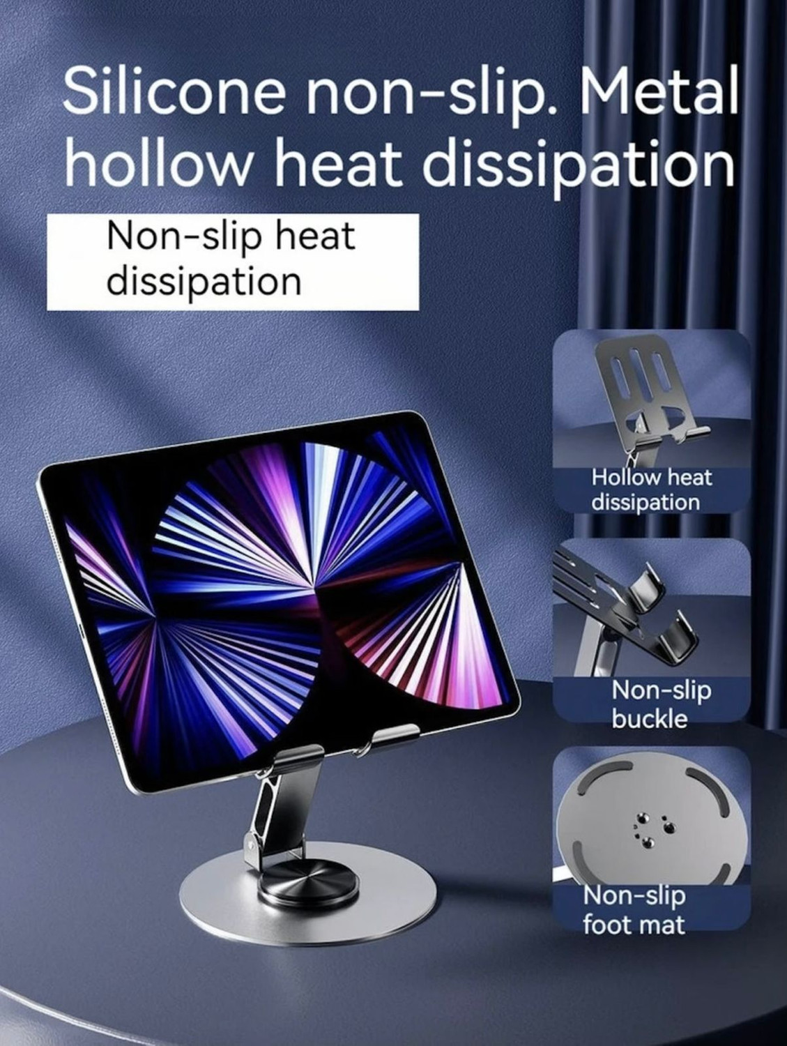 Image of RD One Step Ahead with Metal Base - 360 Rotatable, Angle Adjustments Mobile Holder
