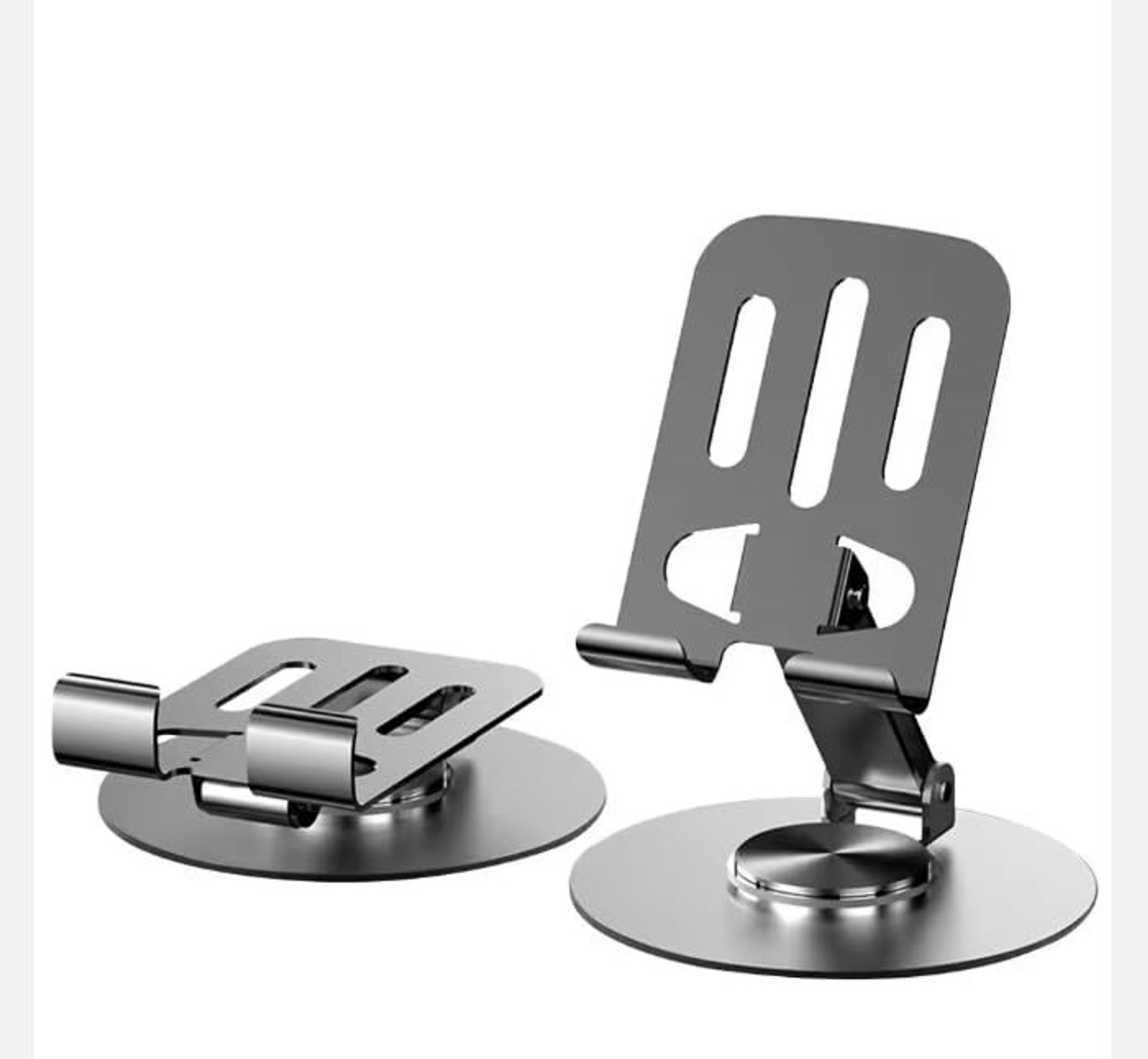 Image of ZIRAK Metal Mobile Phone Holder With 360 Rotation Folding Tablet Desktop Mobile Holder