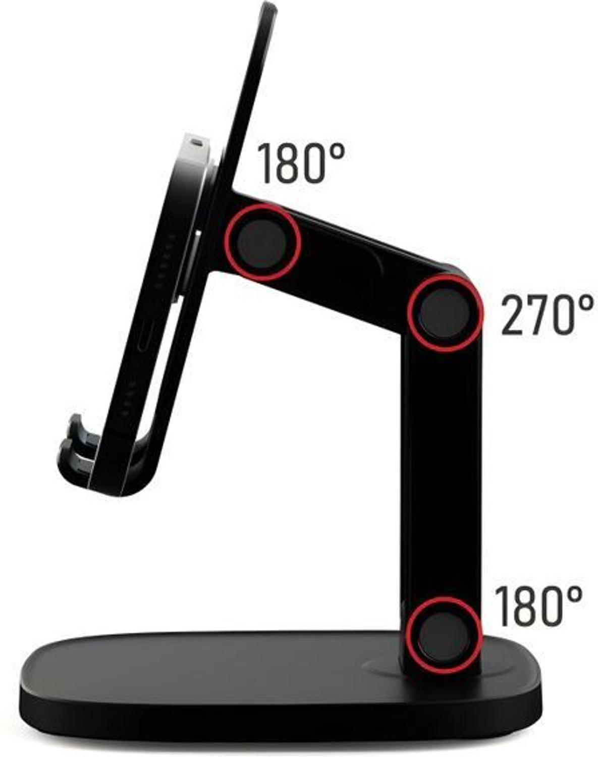 Image of RD One Step Ahead with Metal Base - 360 Rotatable, Angle Adjustments Mobile Holder