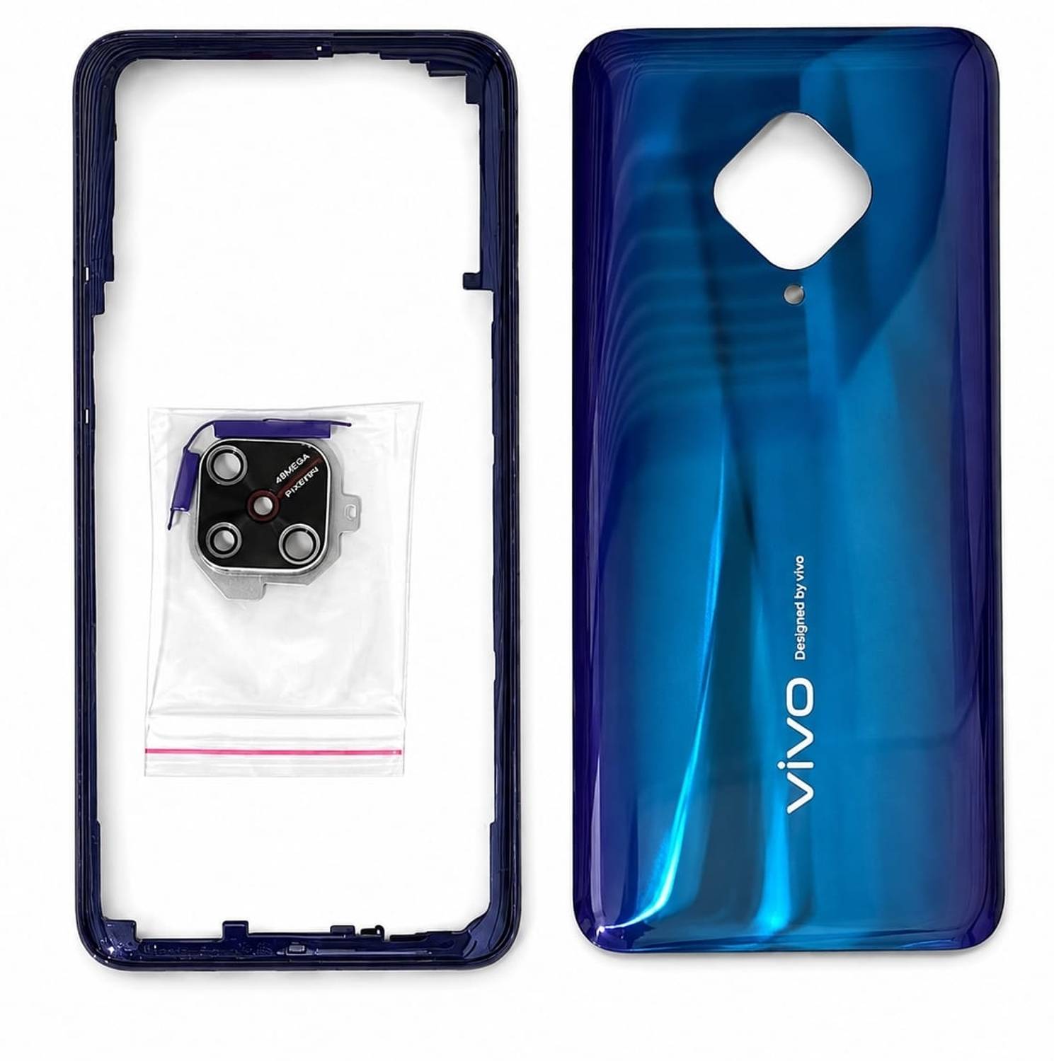 MS Mobile Point Vivo S1 Pro Housing Body Panel Blue - Image 1