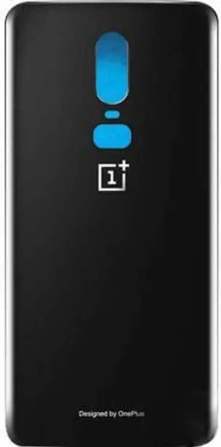 SPARECARE ONEPLUS 6 ( with Proper Brand LOGO) (Mirror Black) Back Panel