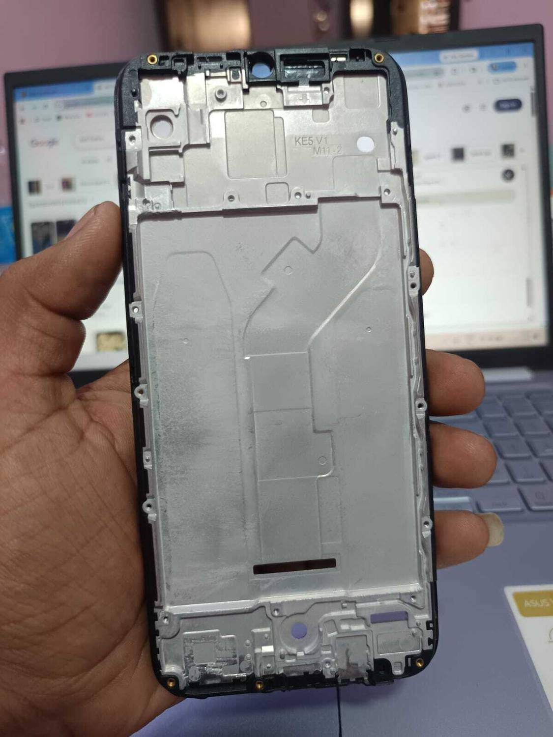 LEISURELIC TECNO KE5 LCD MIDDLE FRAME Front Panel