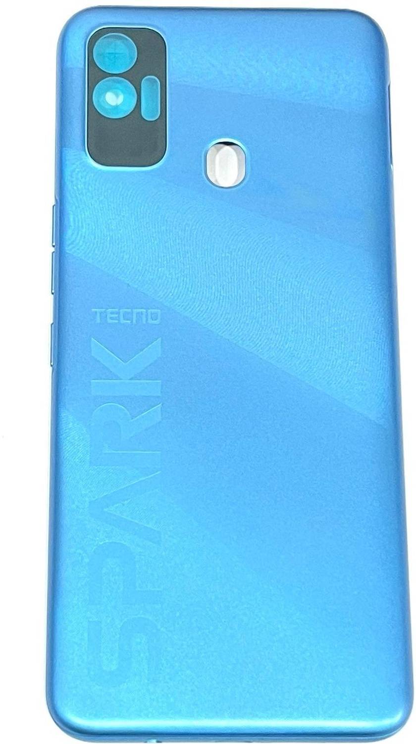 VRAVMO TECNO TECNO SPARK 7 KF6 (BLUE) 100% ORIGINAL Back Panel
