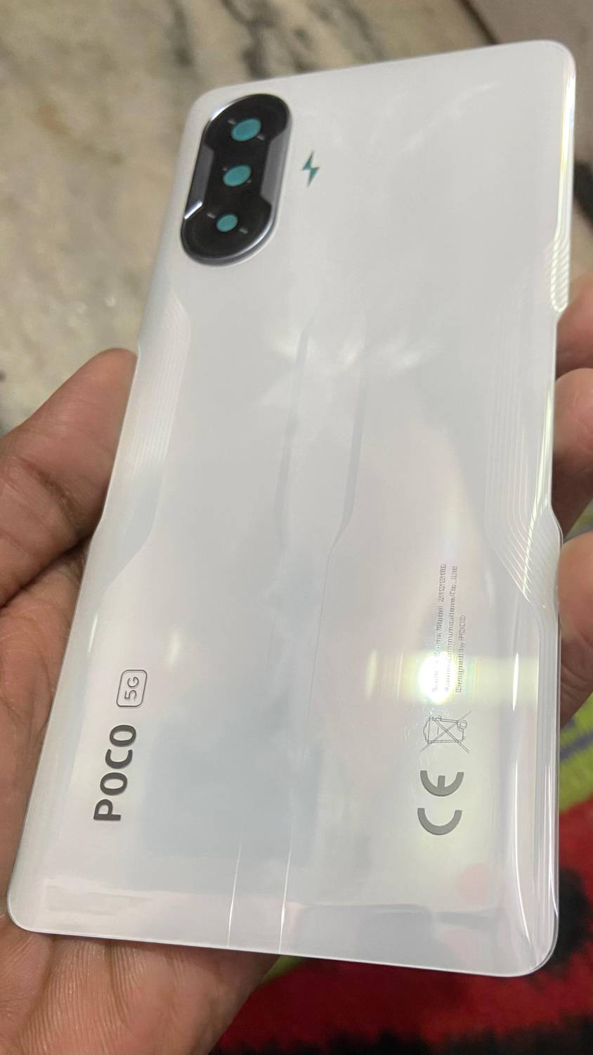 FIONKIY POCO F3 GT White Back Panel - Image 2