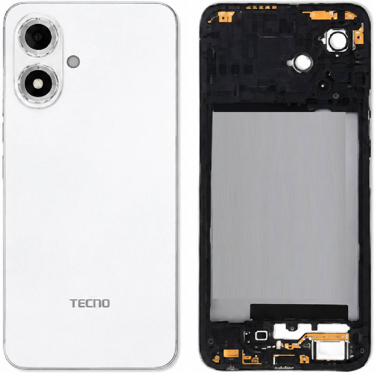AL BAARI STORE for tecno spark GO2 (KM4) 4G housing replacement Full Panel