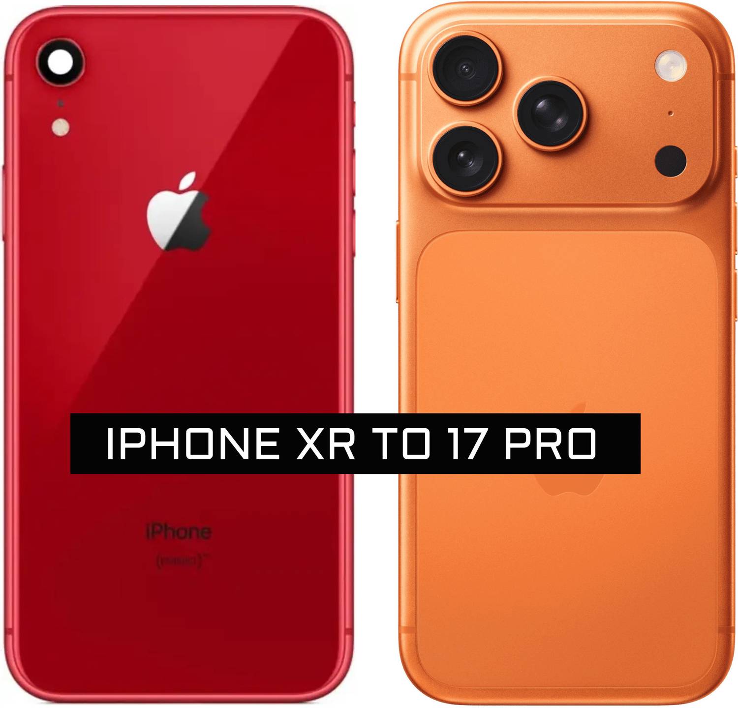 iPhone 17 Pro へ 外装 交換済 64GB版 魔改造 XR Flipkart SmartBuy Apple iPhone XR To iPhone 17 Pro Converter Kit