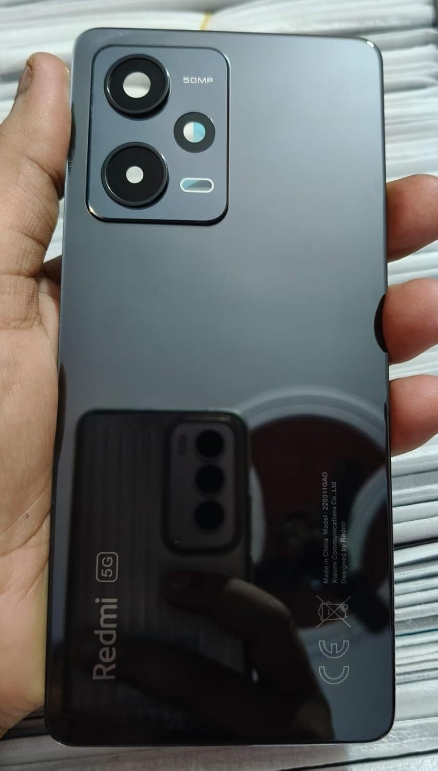 Image of FixHub Mi Redmi Note 12 Pro BACK GLASS COMPATIBLE Back Panel