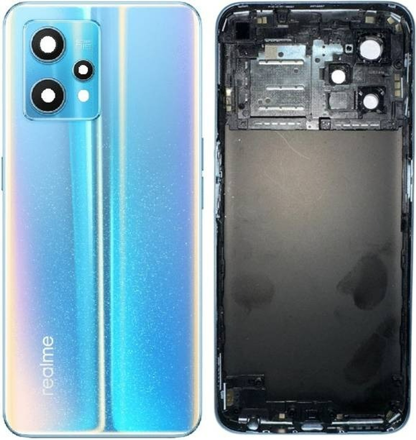 Image of SRaccessories Realme 9 Pro Plus (Housing Body) (Side Keys with Middle Body) Full Panel
