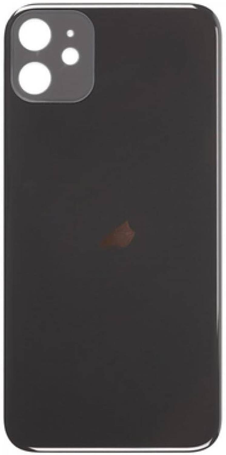 SPAREWARE® Replacement Back panel Back Glass Body Panel For iPhone 11 -Black (WITH ALL LOGO)