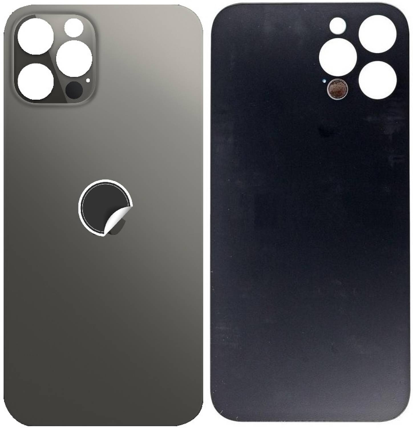 Sandreezz Apple iPhone 12 Pro Max (with Logo) (Glass) Back Panel
