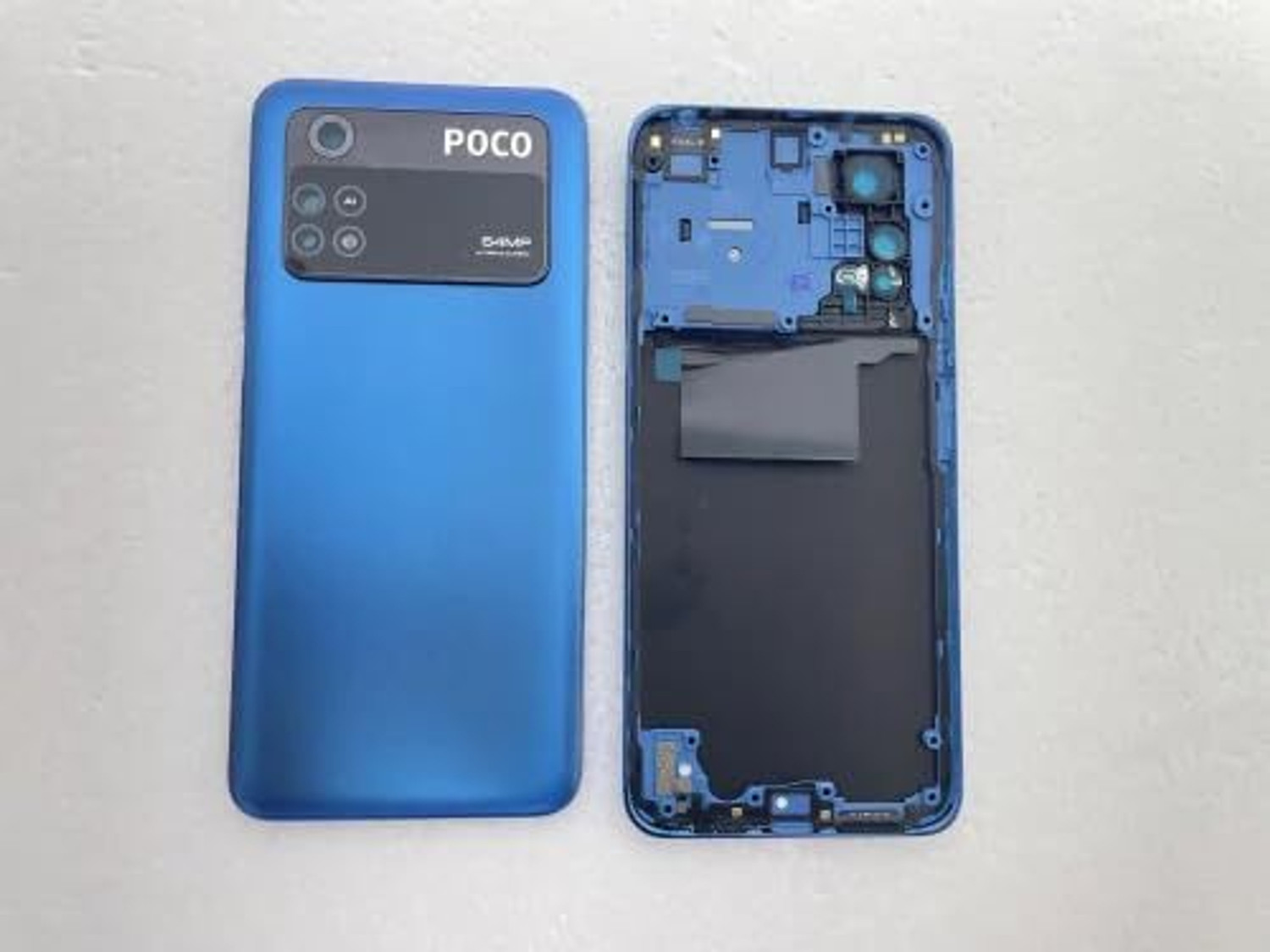 Image of SPAREWARE Spareware Poco M4 Pro 4G -Blue (with Camera Glass) Back Panel