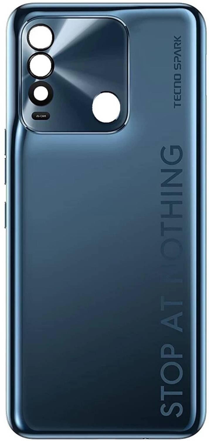 HQP for Tecno Spark 8 ( KG6, KG6k, MZ-TECNO KG6k ) [ With Volume Keys and Camera Glass ] Battery Back Door Replacement Back Panel