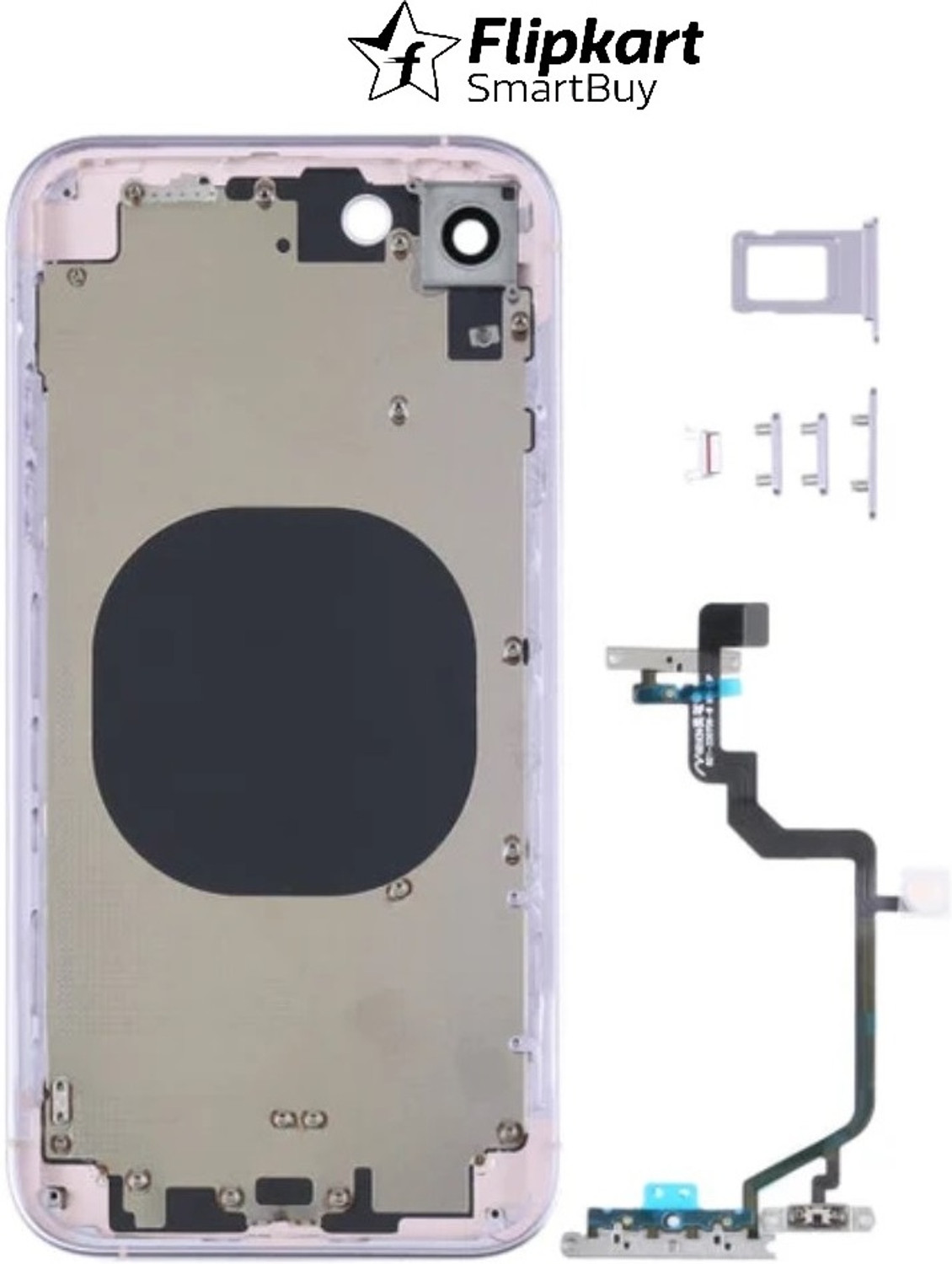 Image of Flipkart SmartBuy Apple iPhone XR to iPhone 14 Converter Housing Kit Assembly Full Panel