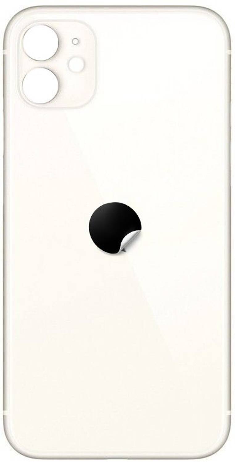 Apple iPhone 11 ホワイト 背面ひびあり Unique4Ever Apple iPhone 11 Glass Back Panel: Buy Unique4Ever