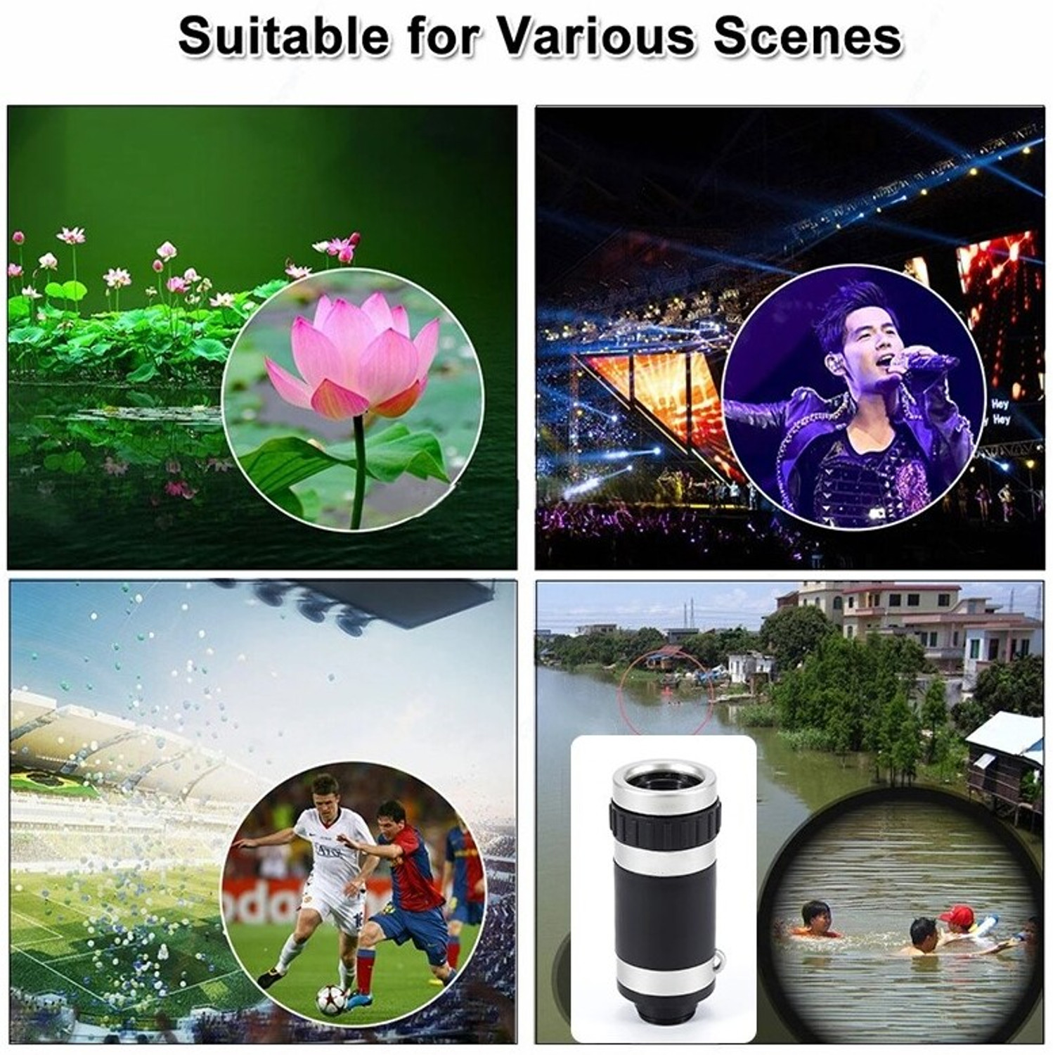 Image of OSTALY 8X Ultra HD Mobile Telephoto Zoom lens Kit Mobile Phone Lens