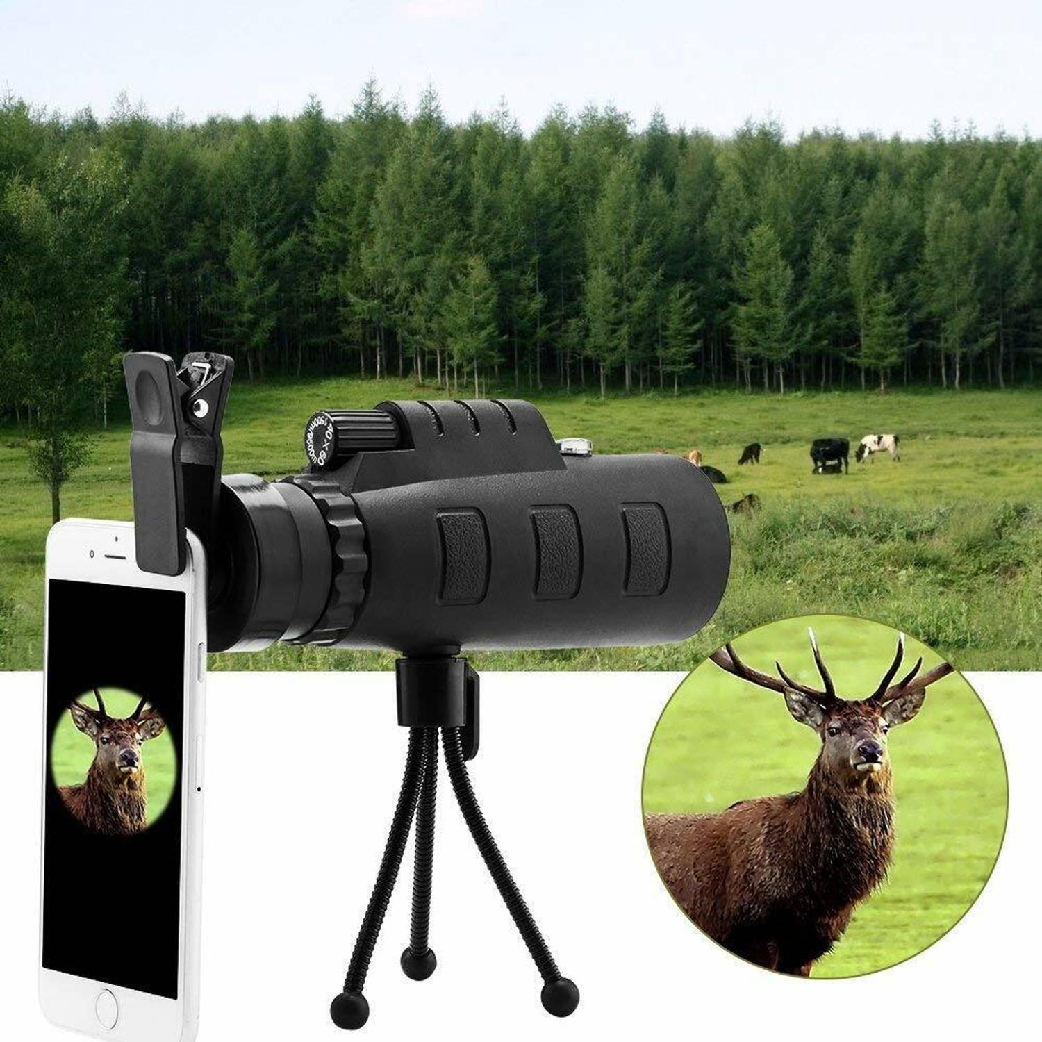 Raptas 16x Mobile Lens Telescope with 3388 Tripod - Image 2