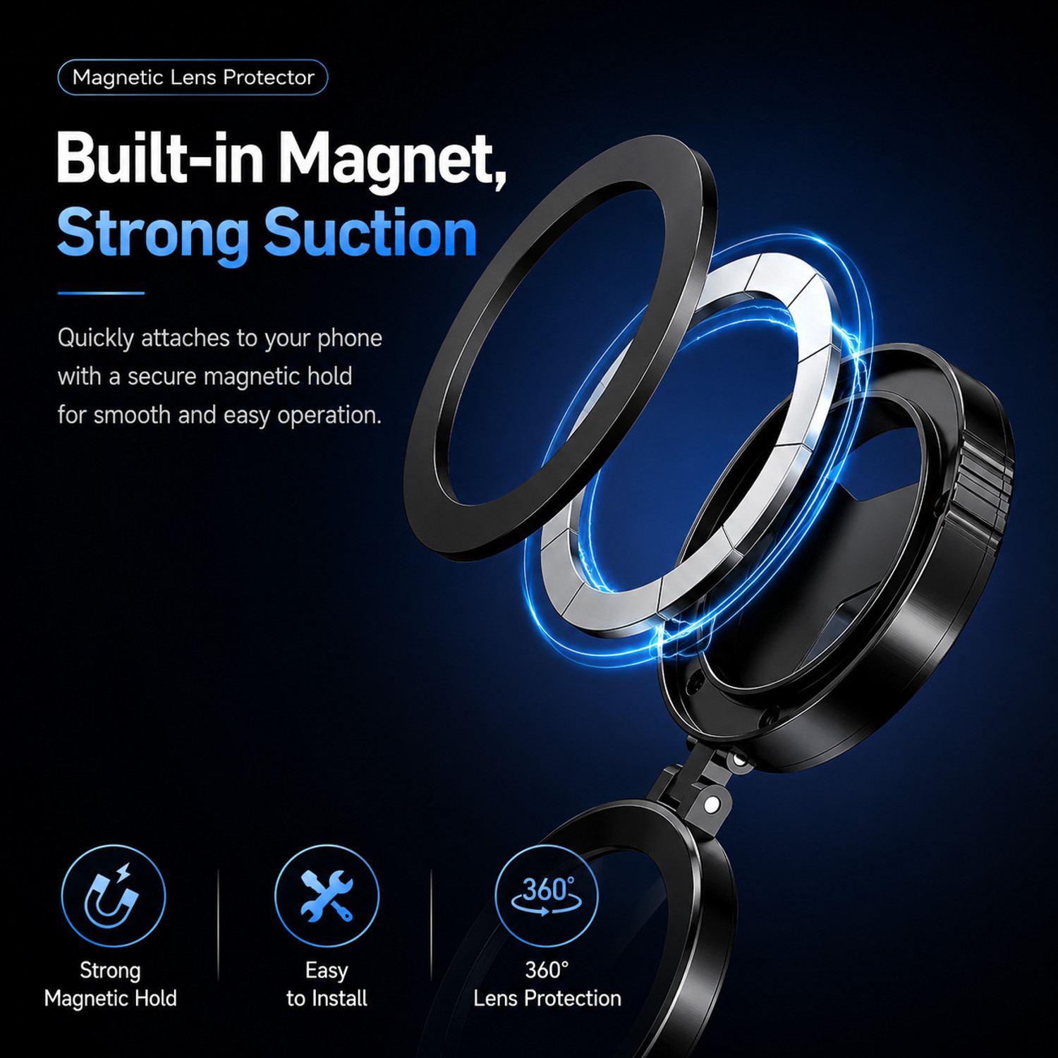 Image of Halara Magnetic Lens For Moblie Phone Camera Filter Lens Mobile Phone Lens