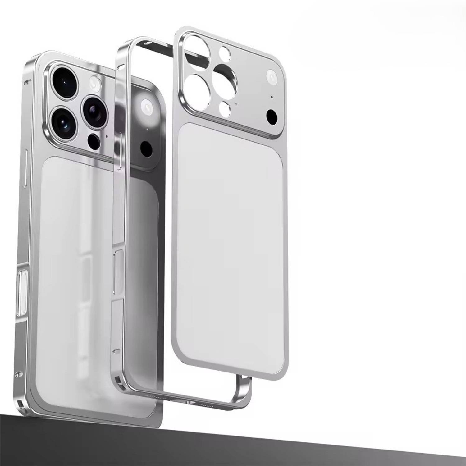 Finaux iPhone 15 Pro Max Bumper Combo Silver - Image 1