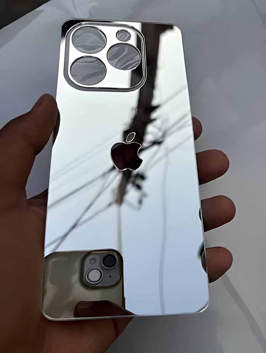 HANS LSR itel A50 BACK PANNEL MIRROR ACRYLIC SHEET Mobile Skin