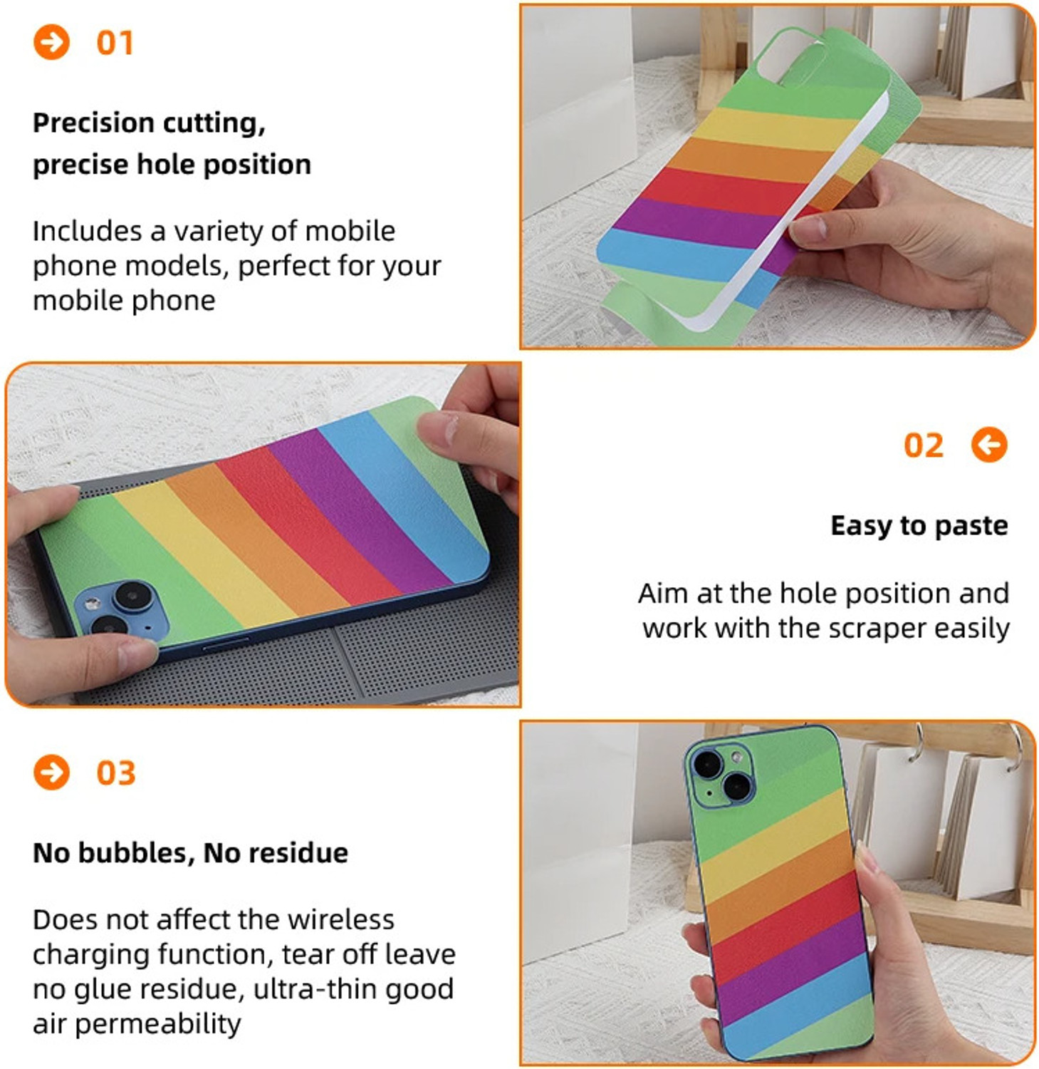 Image of SkinoMania Vivo t5x Premium Vinyl Mobile Skin (Multicolor) Mobile Skin