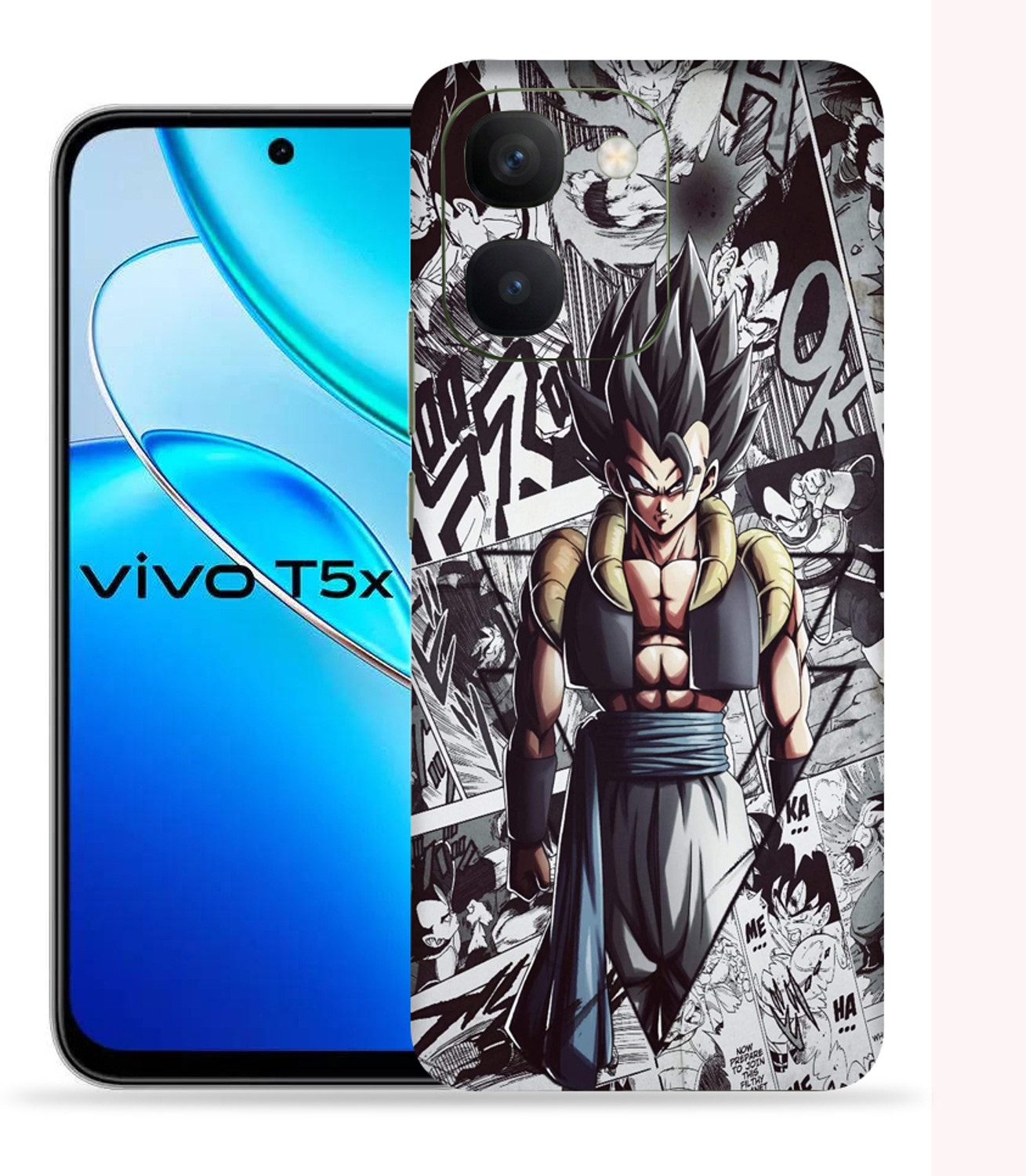 Image of SkinoMania Vivo t5x Premium Vinyl Mobile Skin (Multicolor) Mobile Skin