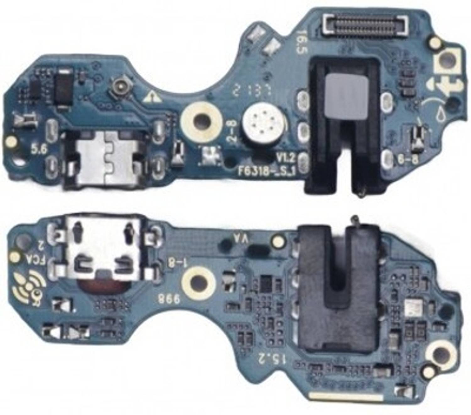 DOMLISHOP VISION 3 ITEL Charging PCB Complete Flex