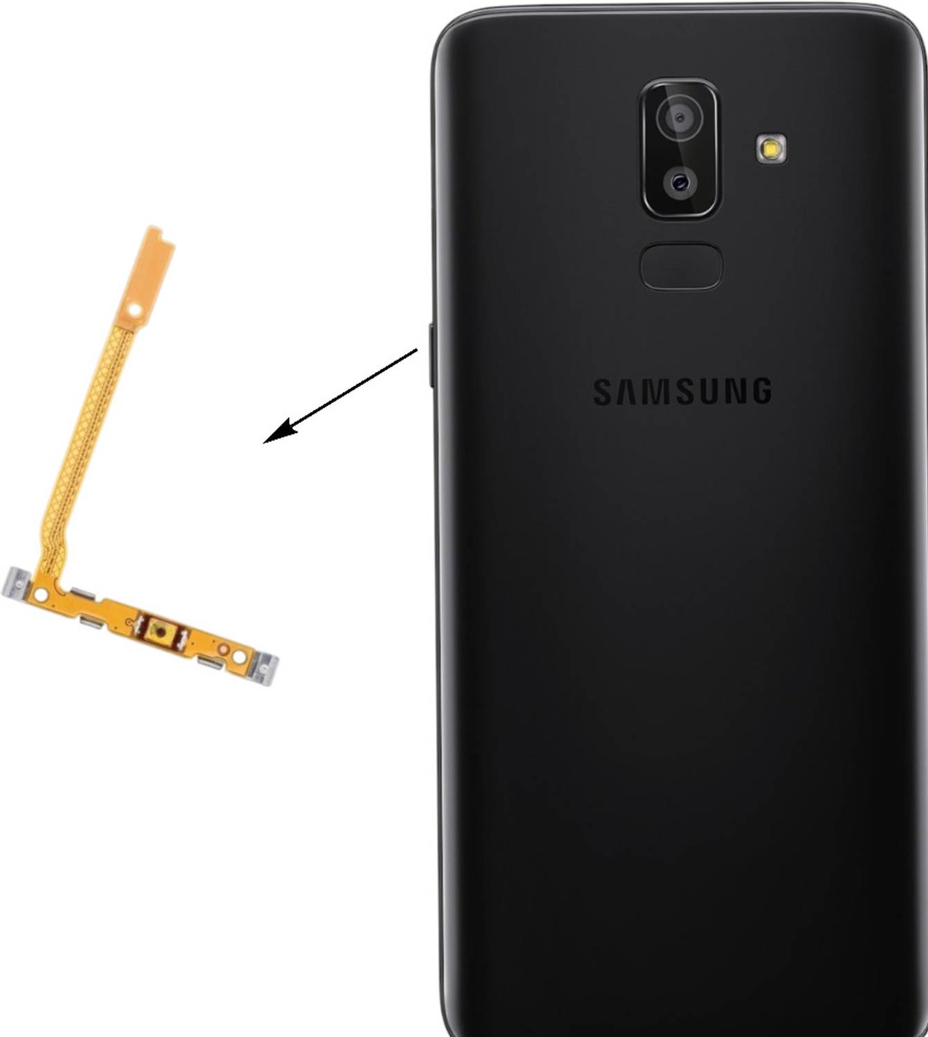CELLO TECH SM-J810 SAMSUNG J8 Volume Button Flex Cable
