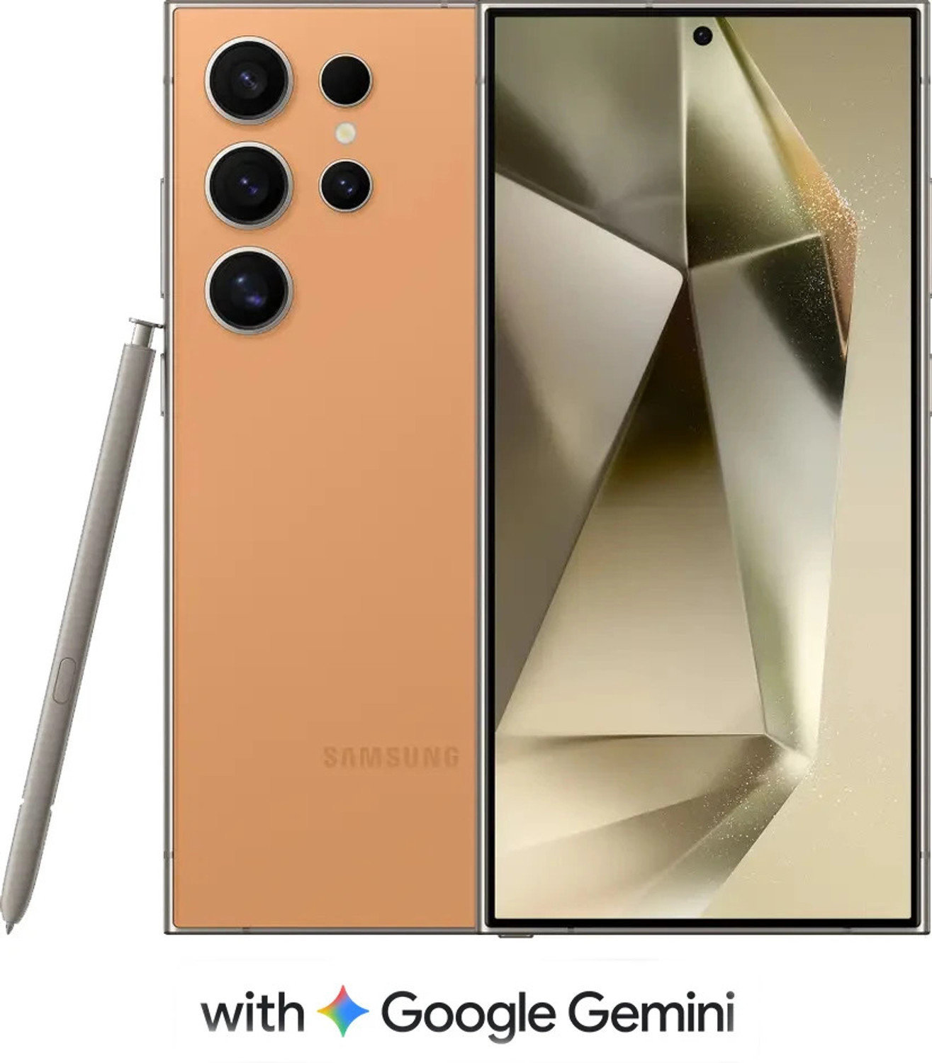 Image of Samsung Galaxy S24 Ultra 5G (Titanium Orange, 256 GB)