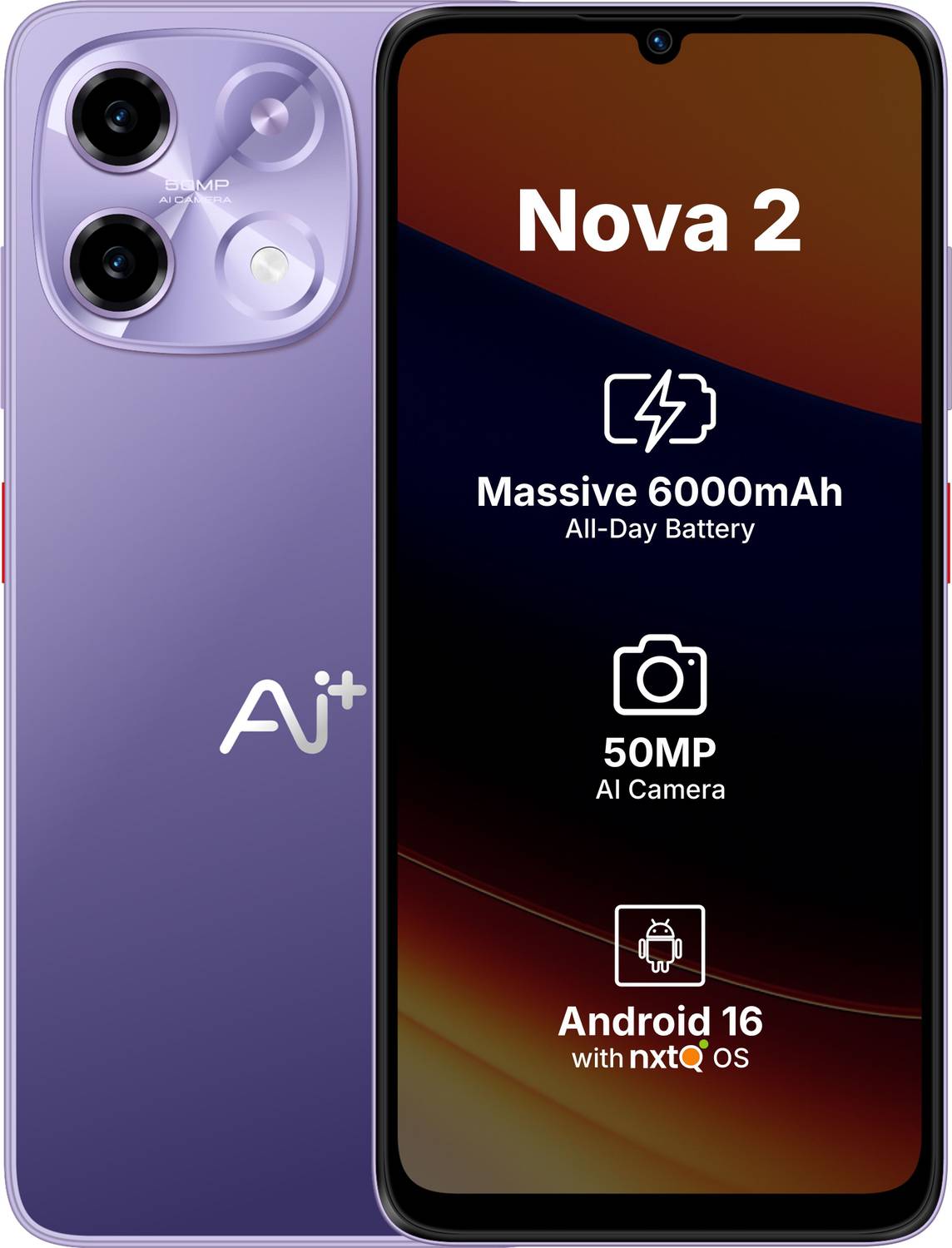 Ai+ Nova 2 5G 128GB Purple - Image 1