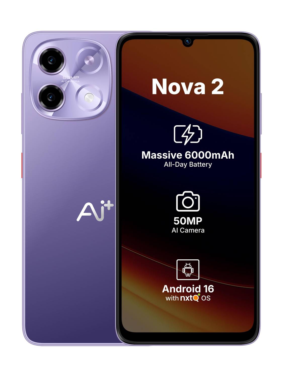 Ai+ Nova 2 5G 128GB Purple - Image 1