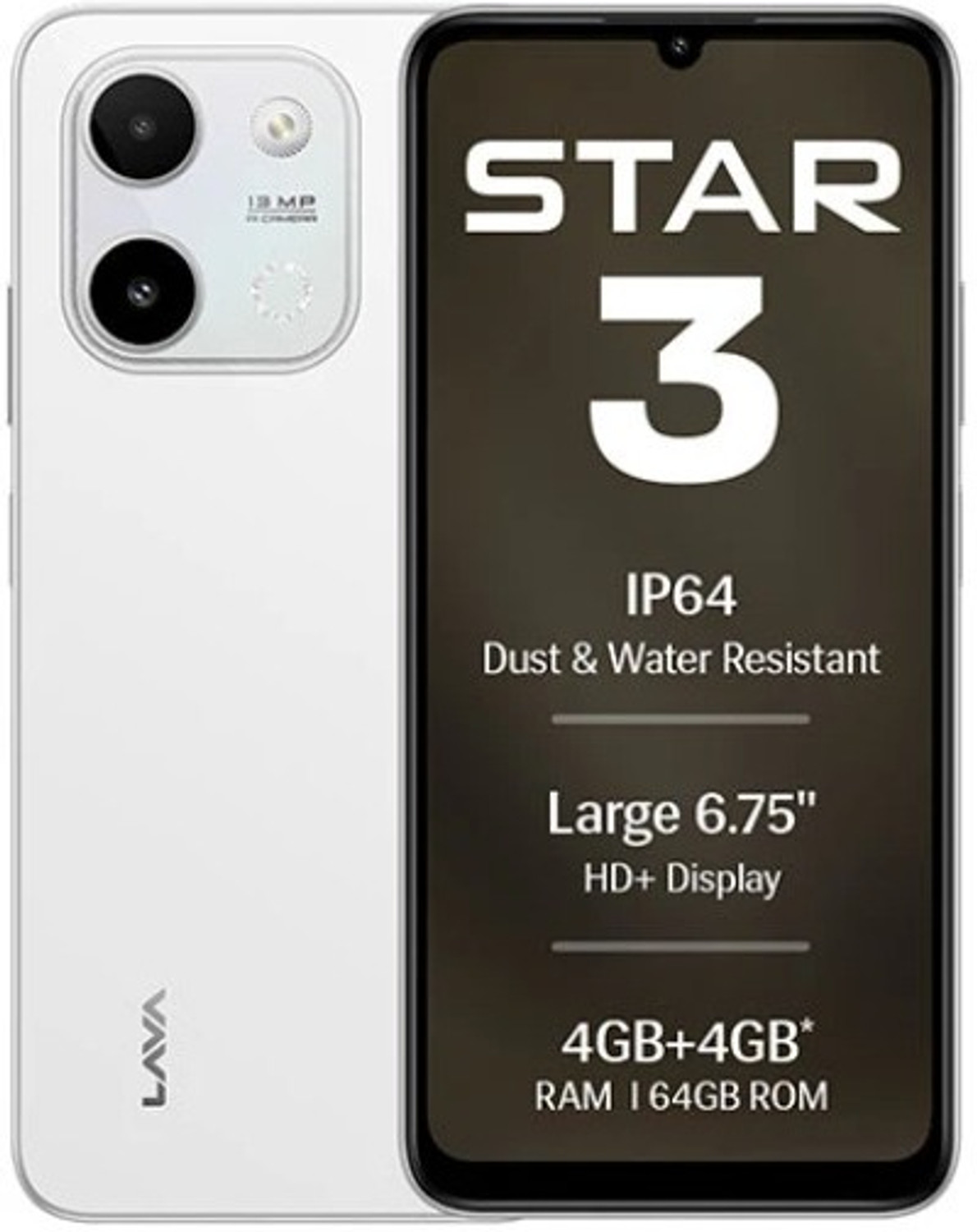 Image of LAVA YUVA STAR 3 (SIACHEN WHITE, 64 GB)