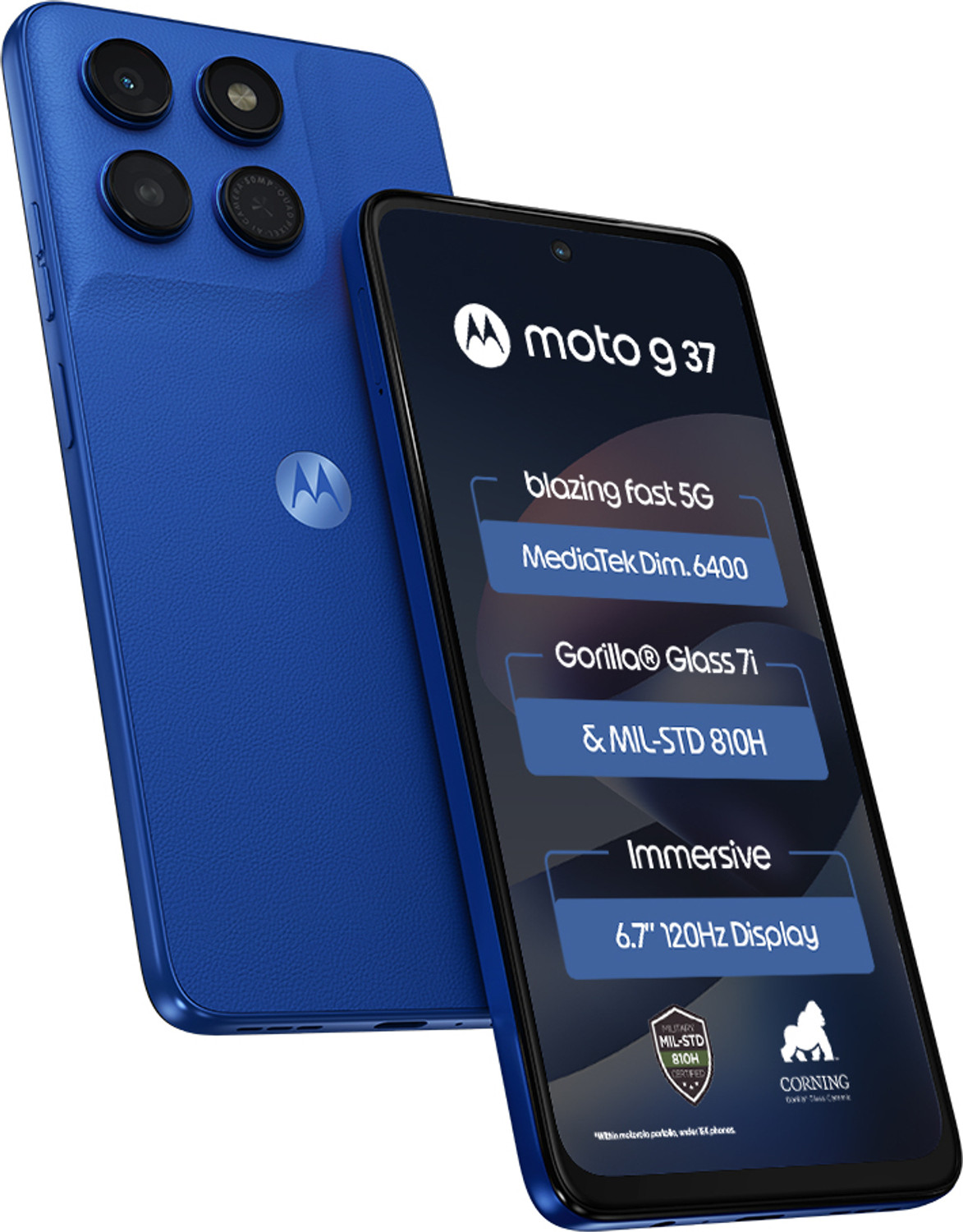 Image of MOTOROLA g37 (PANTONE Nautical Blue, 64 GB)