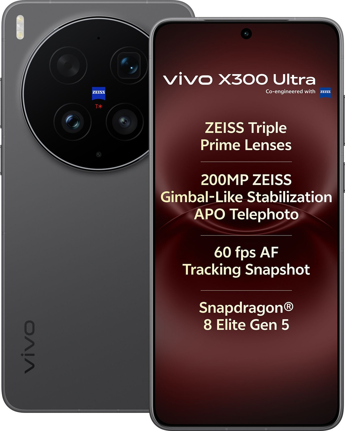 Image of vivo X300 FE (Noir Black, 256 GB)
