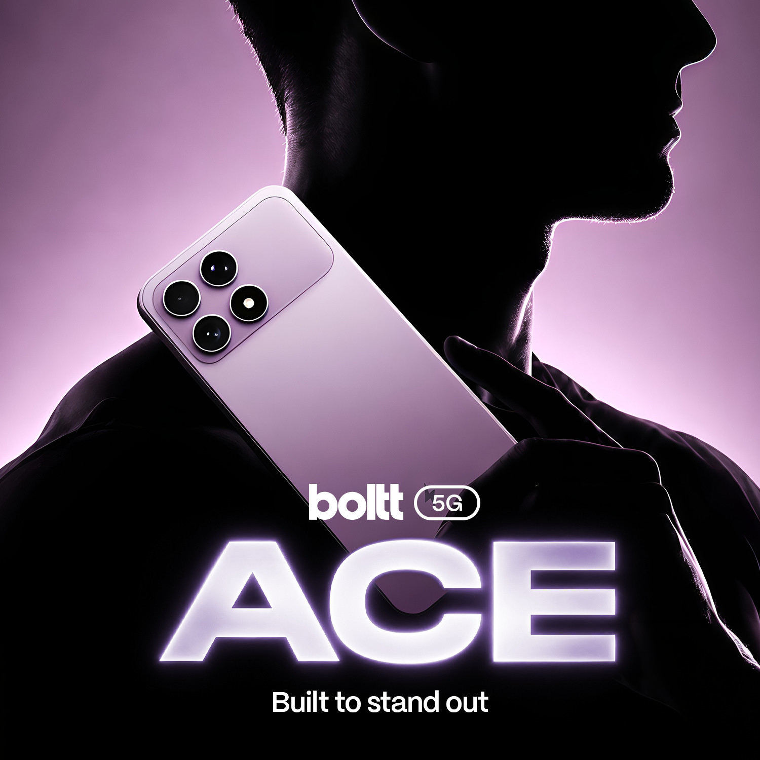 Image of BOLTT ACE 5G (Lavender Bloom, 64 GB)